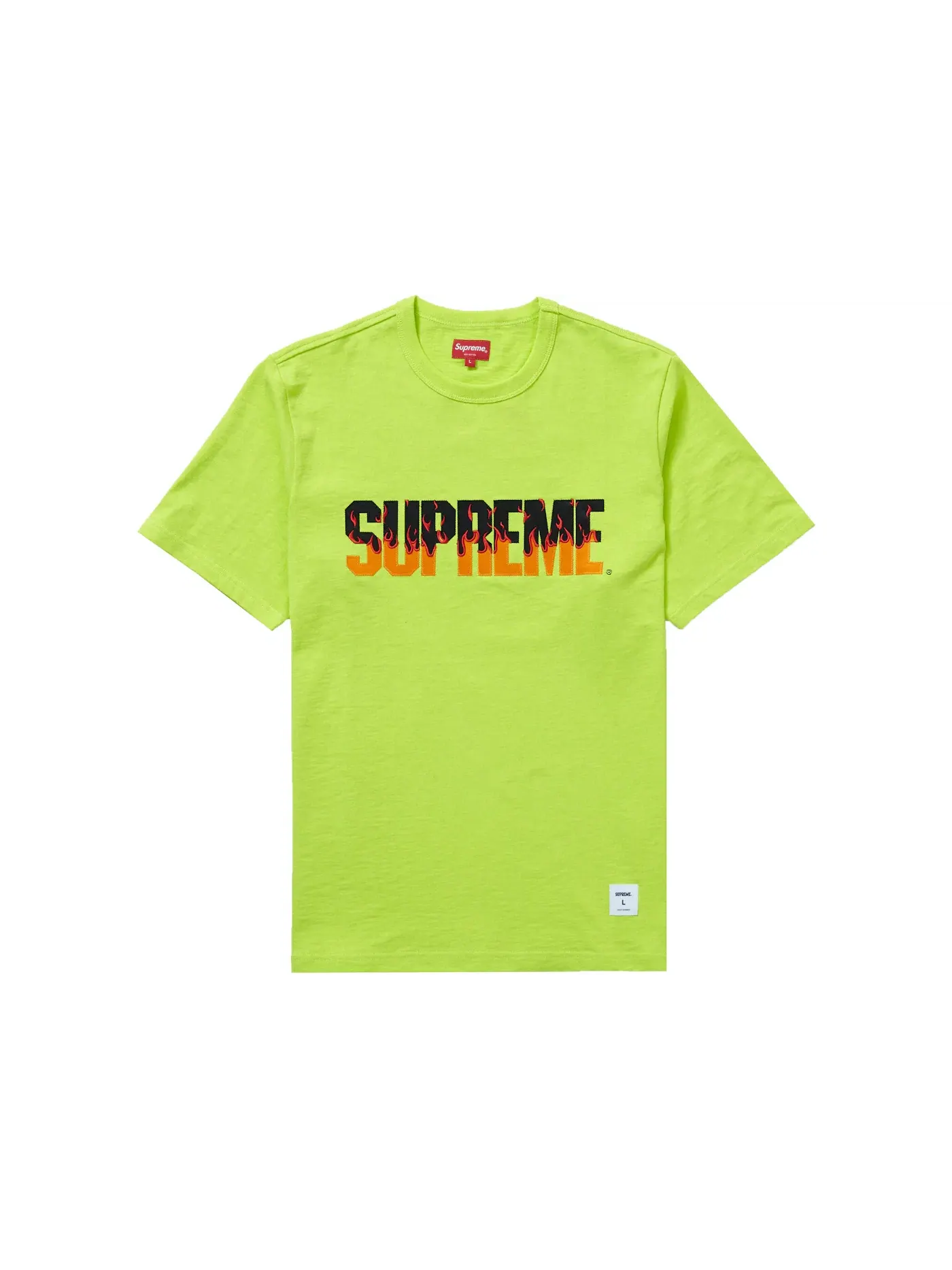 Мужская футболка Supreme S/S Top — изображение 1 из 1, яркий зеленый