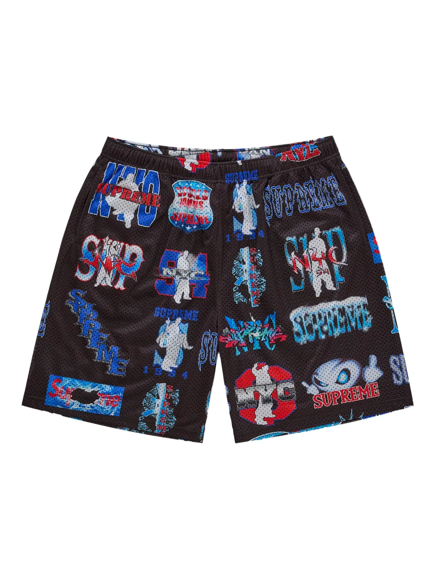 Мужские шорты из сетки Supreme Short — изображение 1 из 2, черный