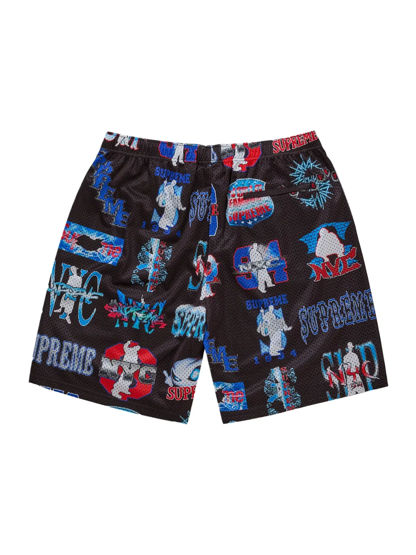 Мужские шорты из сетки Supreme Short — изображение 2 из 2, черный