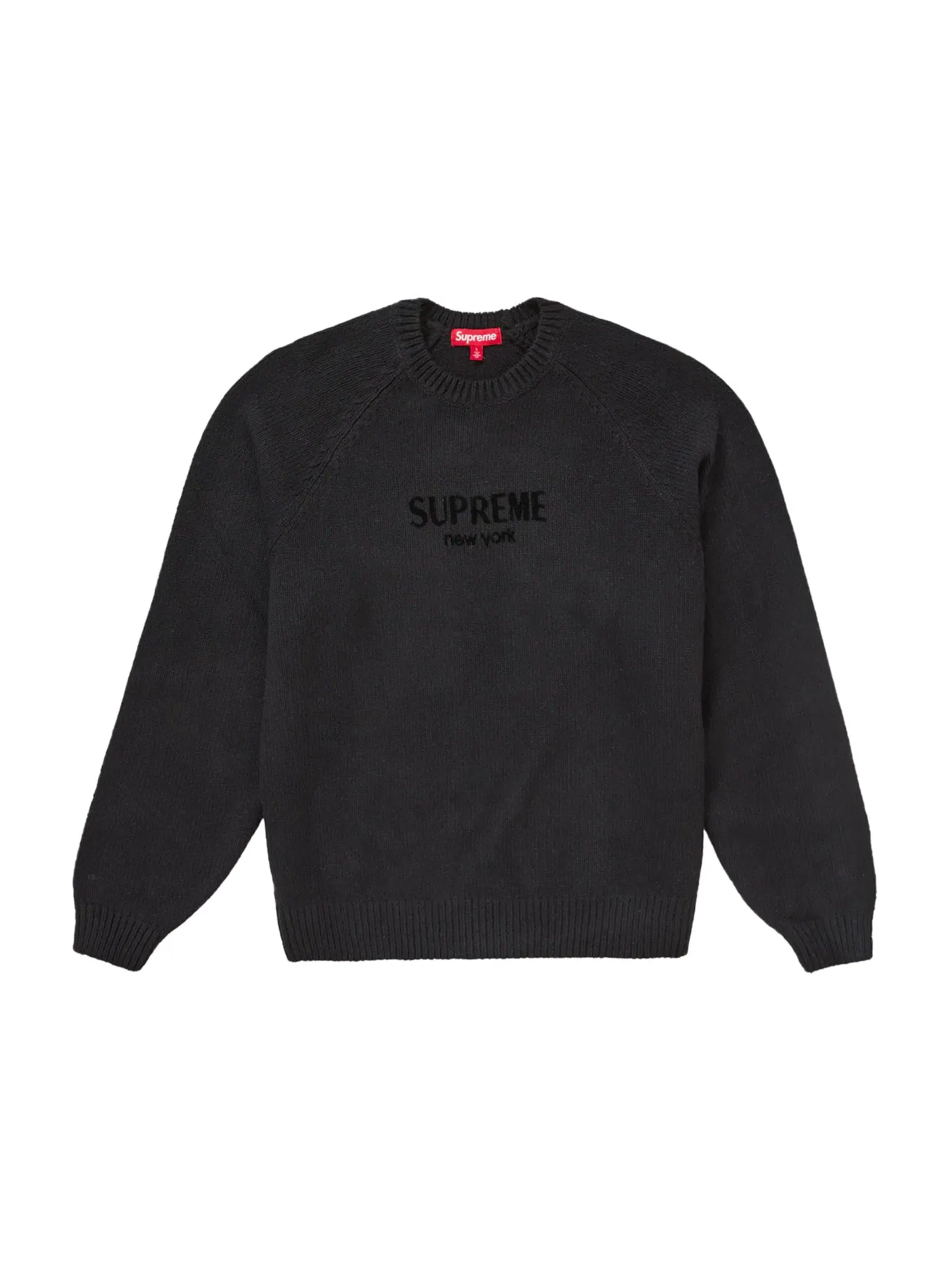 Мужской свитер с принтом Supreme Sweater — изображение 1 из 1, черный
