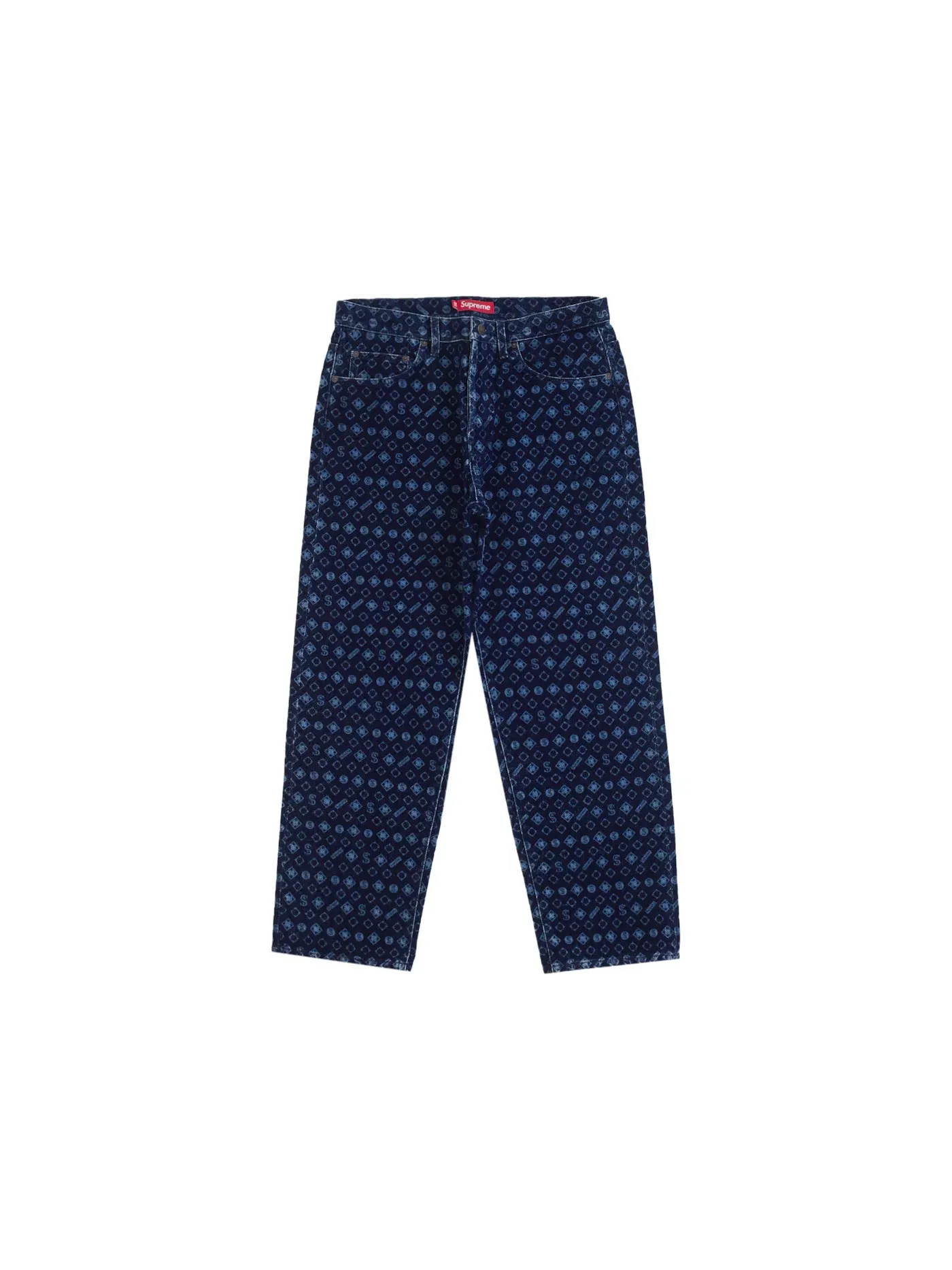 Мужские джинсы свободного кроя Supreme Jean — изображение 1 из 2, синий