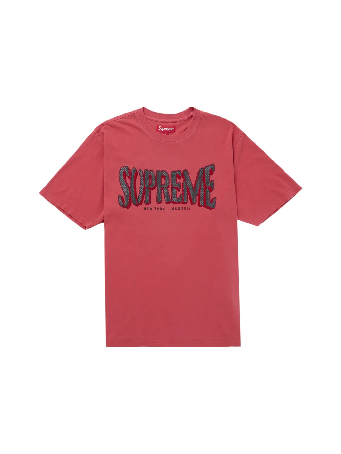 Мужская футболка с длинным рукавом Supreme Red — изображение 1 из 2