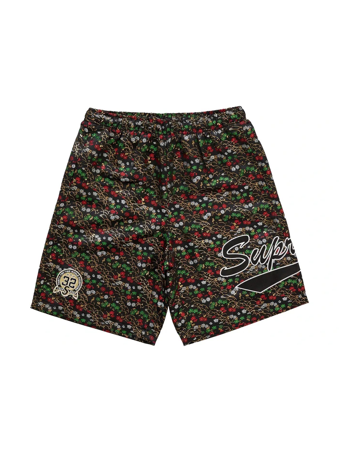Мужские шорты с цветочным жаккардовым узором Supreme Short — изображение 1 из 3, черный