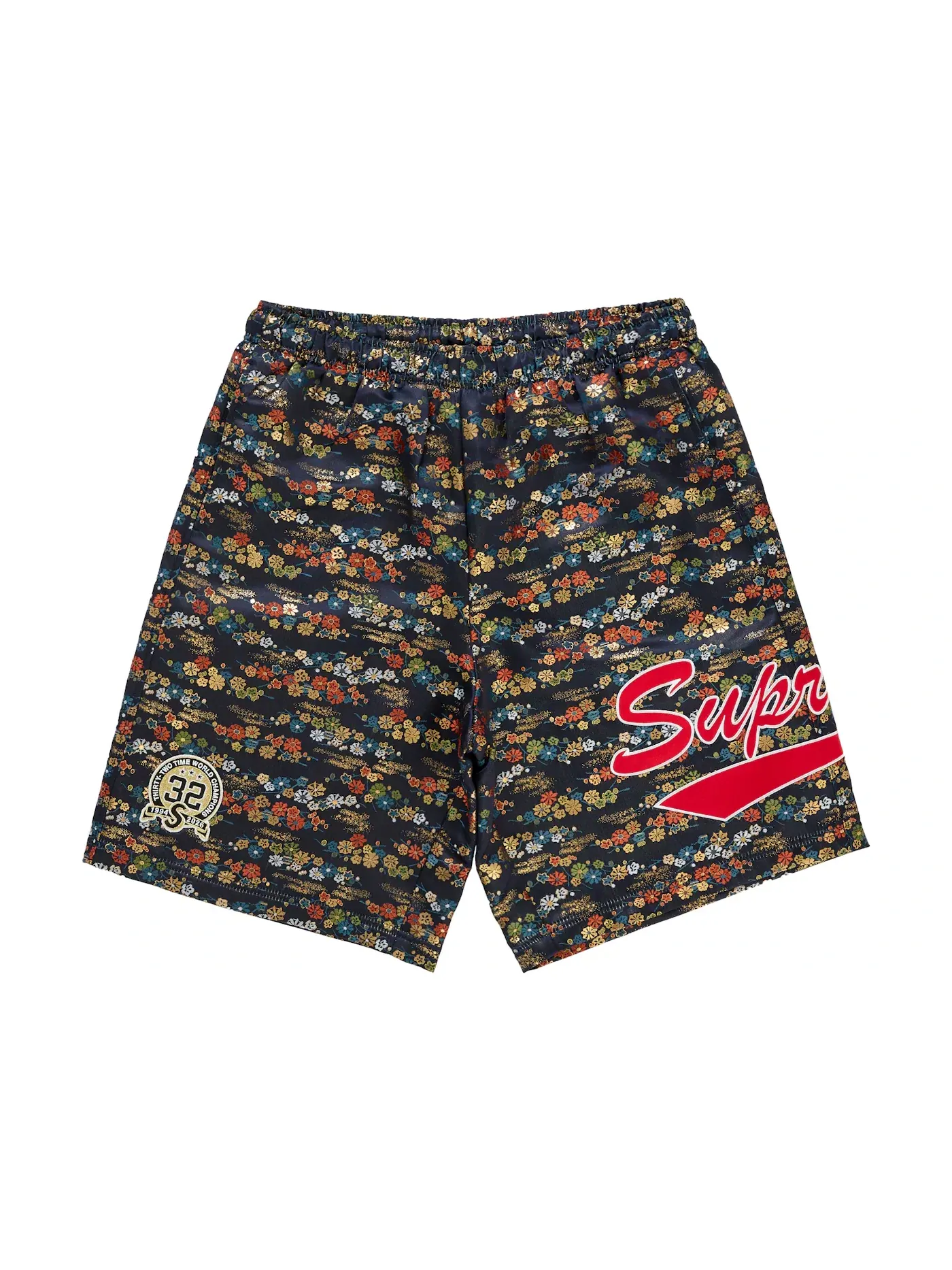 Мужские шорты с жаккардовым принтом Supreme Short — изображение 1 из 3, темно-синий