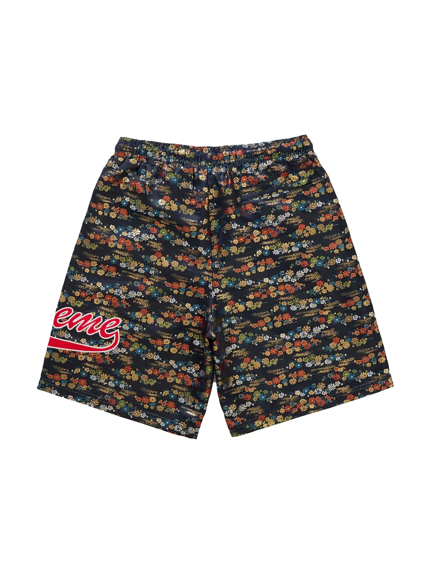 Мужские шорты с жаккардовым принтом Supreme Short — изображение 3 из 3, темно-синий