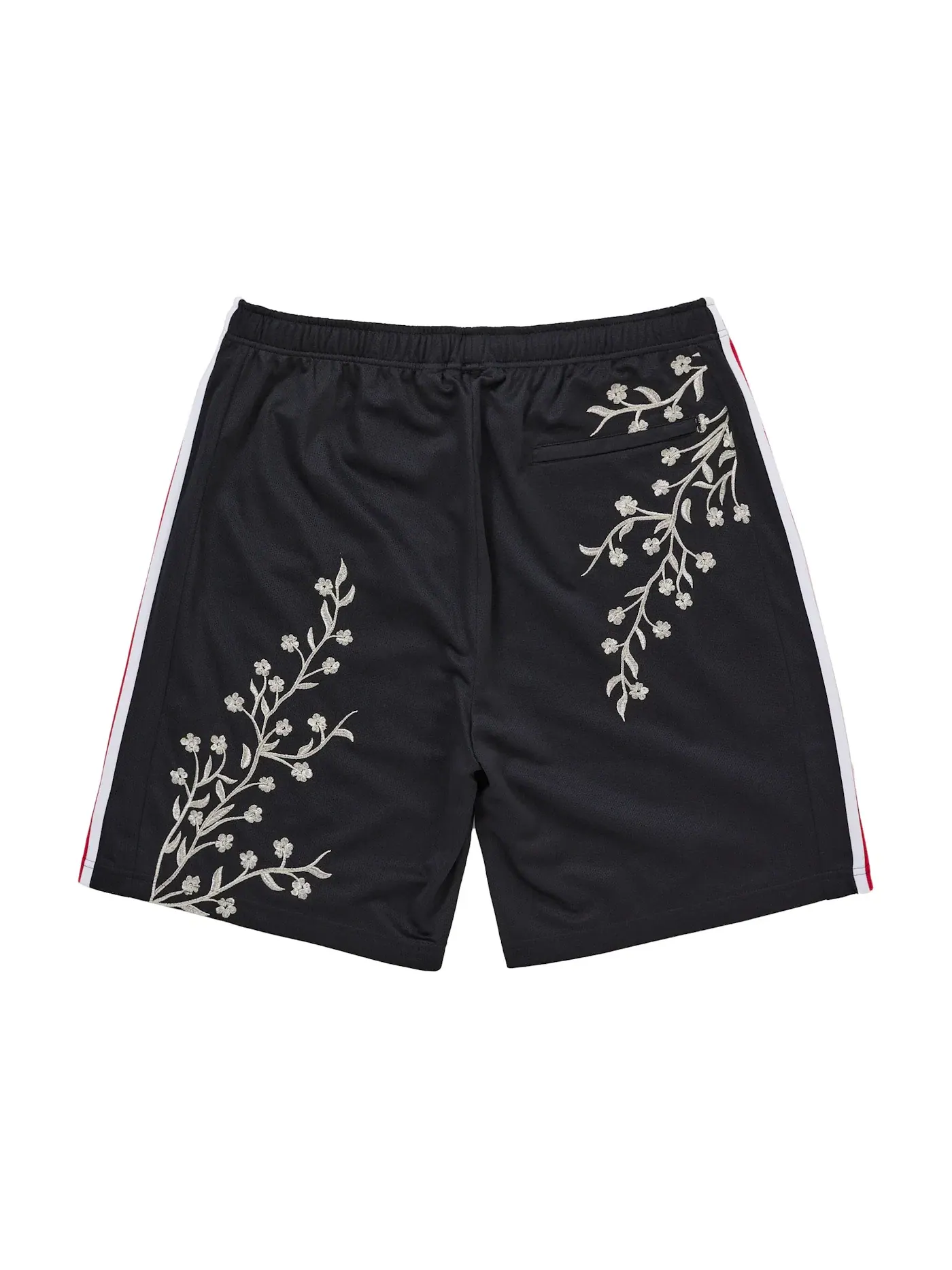 Мужские шорты с принтом Supreme Floral Soccer Short Supreme — изображение 2 из 2, черный