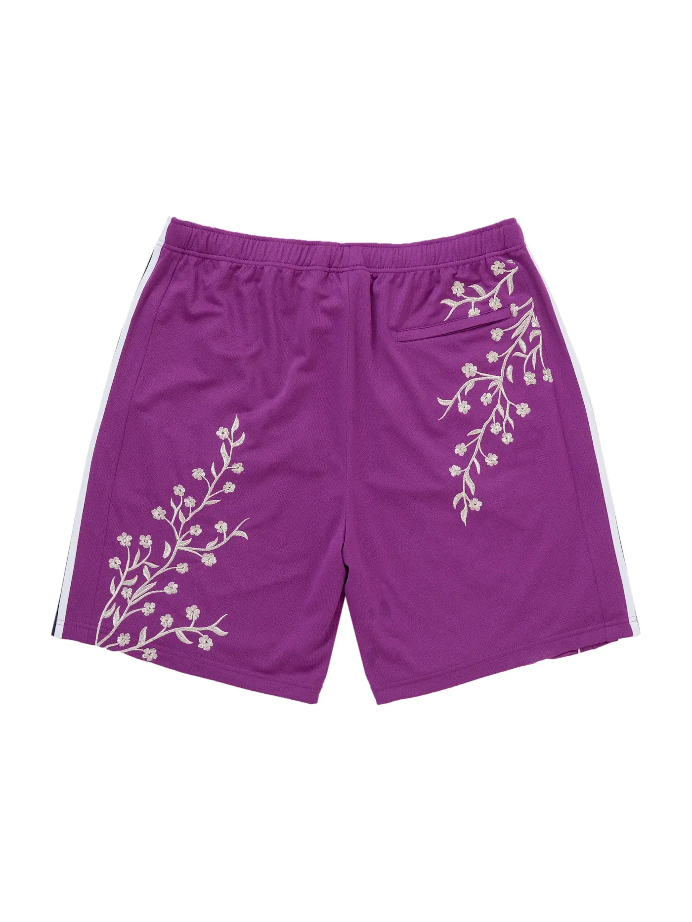 Мужские шорты с принтом Supreme Floral Soccer Short Supreme — изображение 2 из 2, фиолетовый