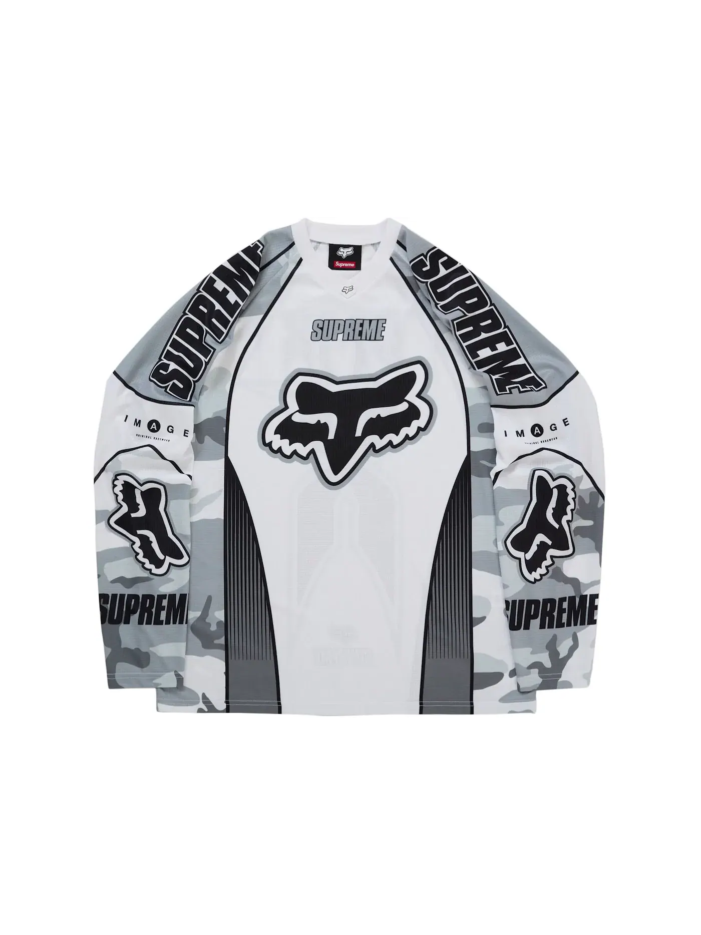 Мужская джерси с принтом Jersey Supreme — изображение 1 из 2, белый