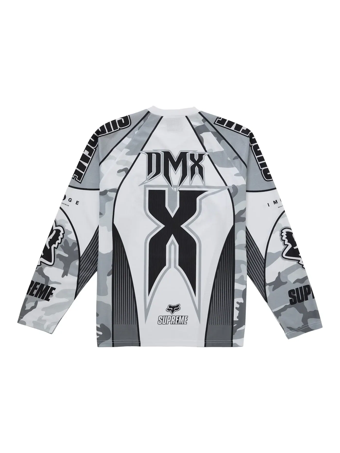 Мужская джерси с принтом Jersey Supreme — изображение 2 из 2, белый