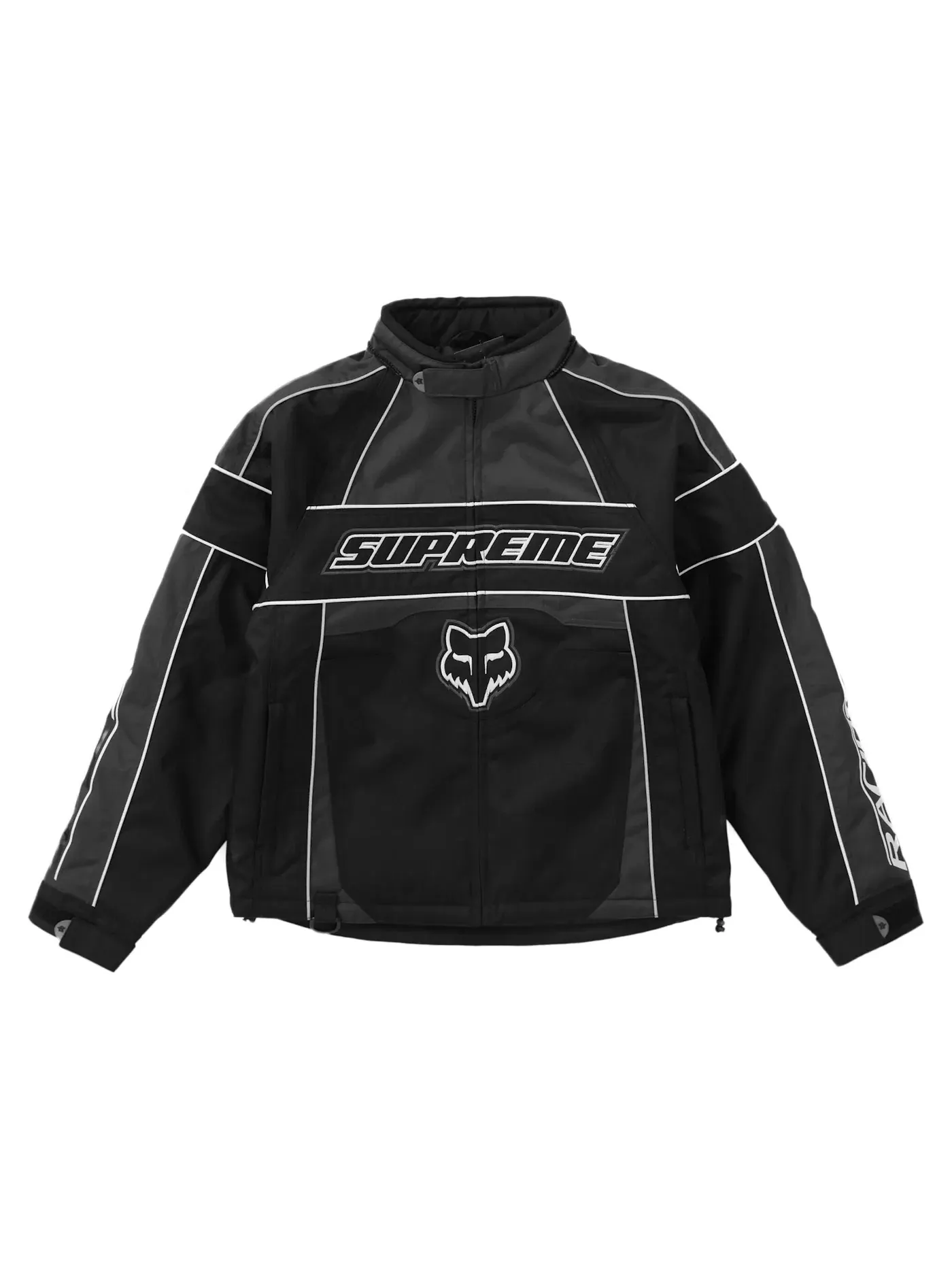 Мужская куртка с капюшоном Supreme Fox Racing Jacket Supreme — изображение 1 из 4, черный
