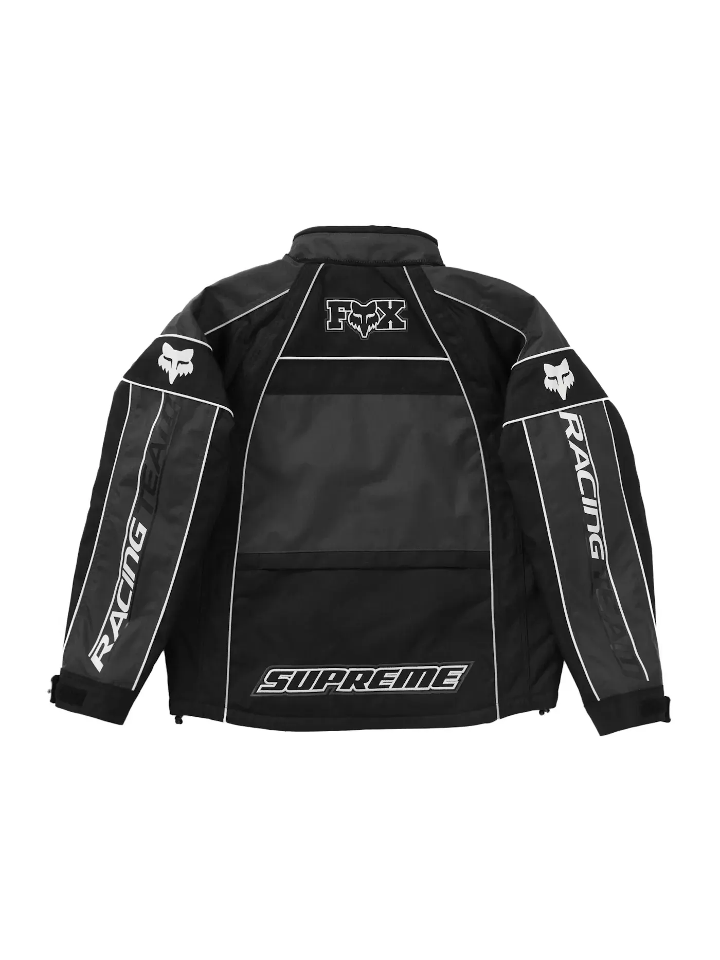 Мужская куртка с капюшоном Supreme Fox Racing Jacket Supreme — изображение 2 из 4, черный