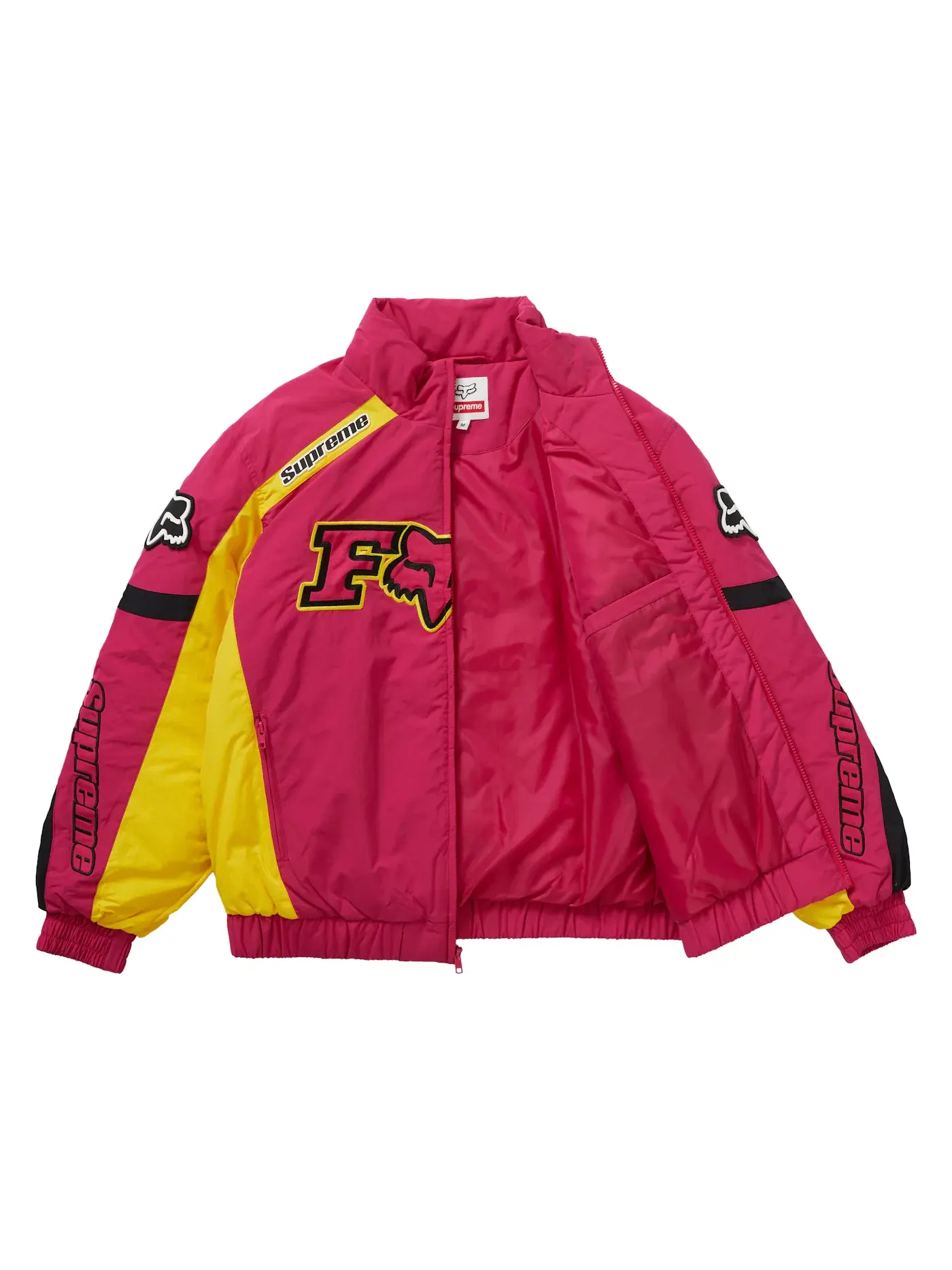 Мужская куртка-пуховик с наполнителем Puffy Jacket Supreme — изображение 2 из 3, розовый