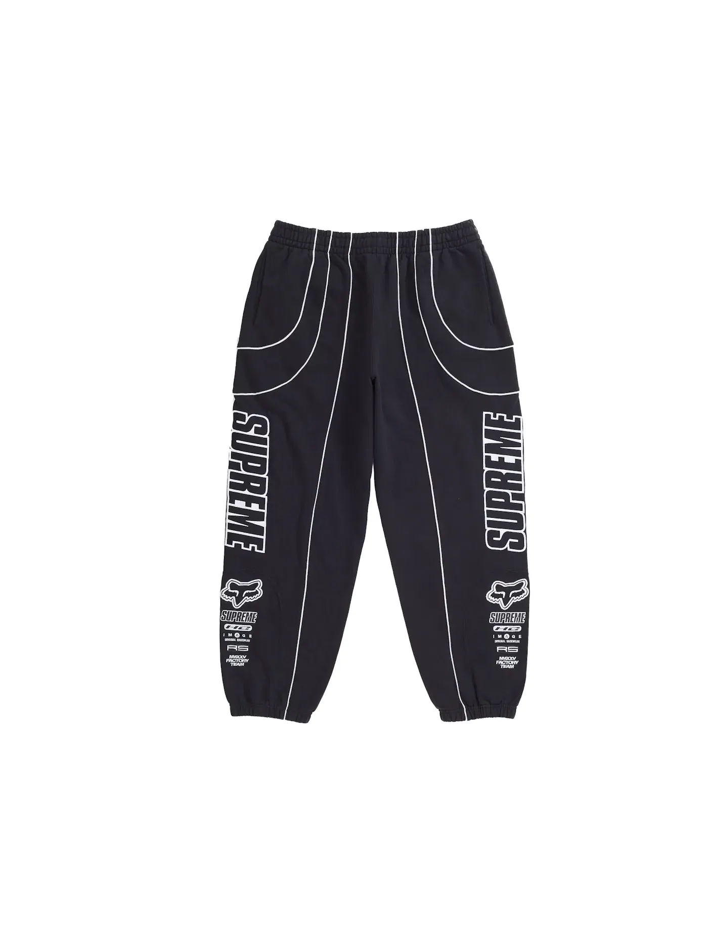 Мужские спортивные штаны с принтом Sweatpant FW25 Supreme — изображение 1 из 2, черный