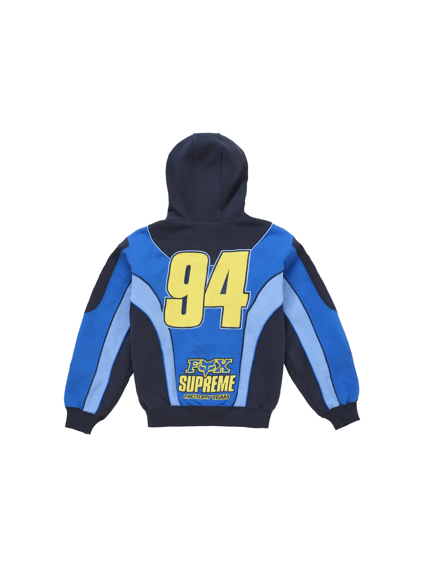 Мужская худи на молнии Supreme Fox Racing — изображение 2 из 2, синий