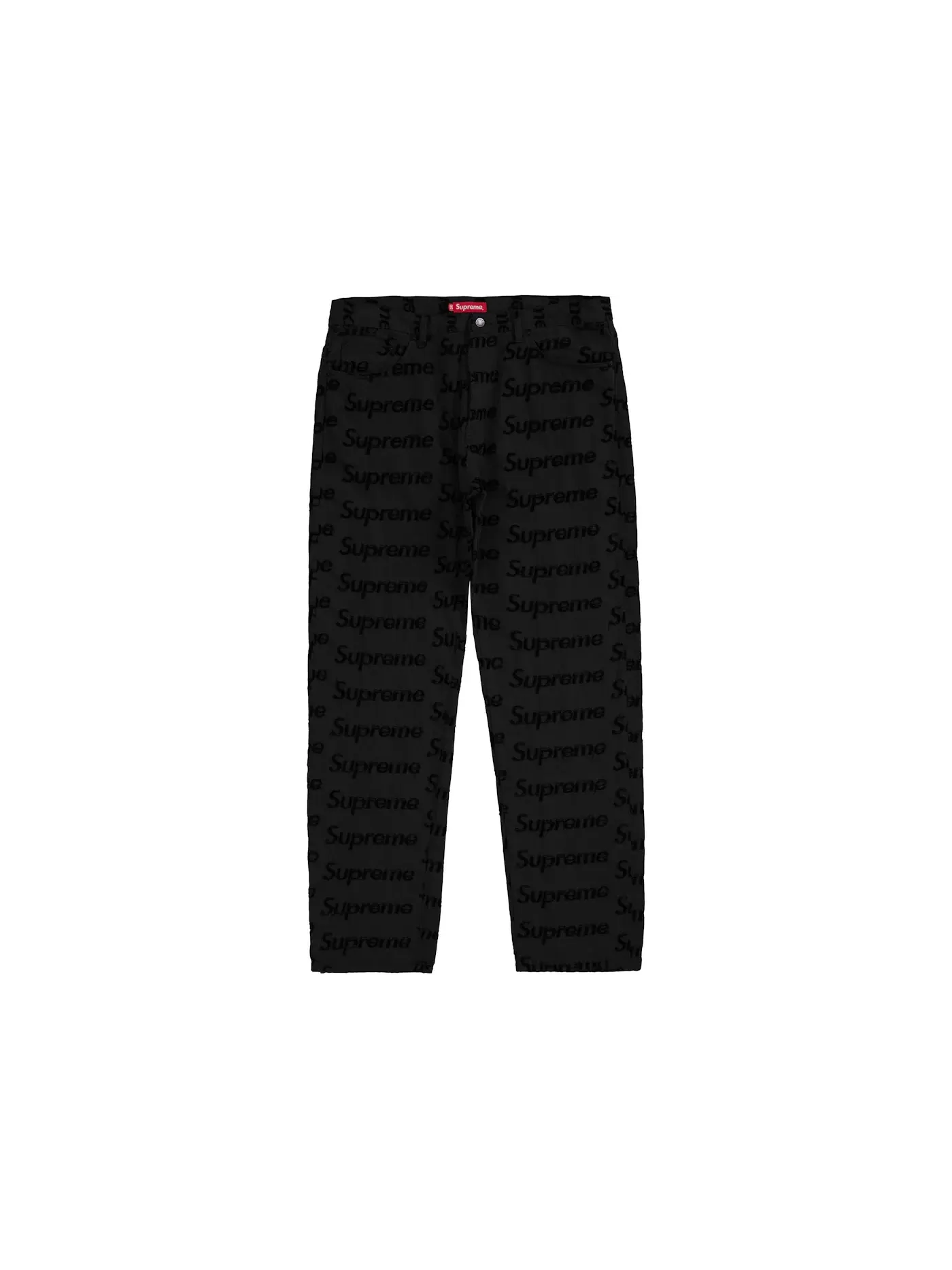 Мужские джинсы с потертостями Supreme Jean — изображение 1 из 2, черный