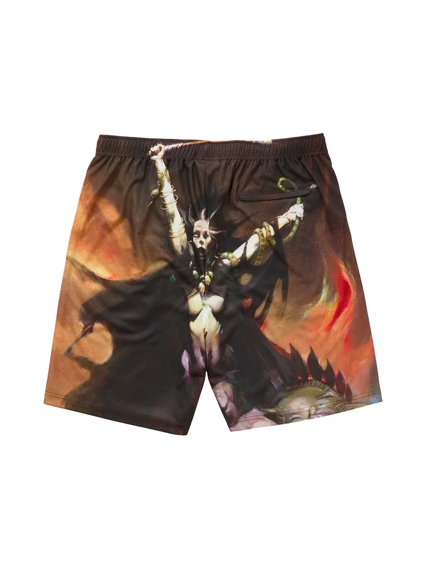 Мужские шорты с принтом Frazetta Soccer Short Supreme, Woman With Scythe — изображение 2 из 2