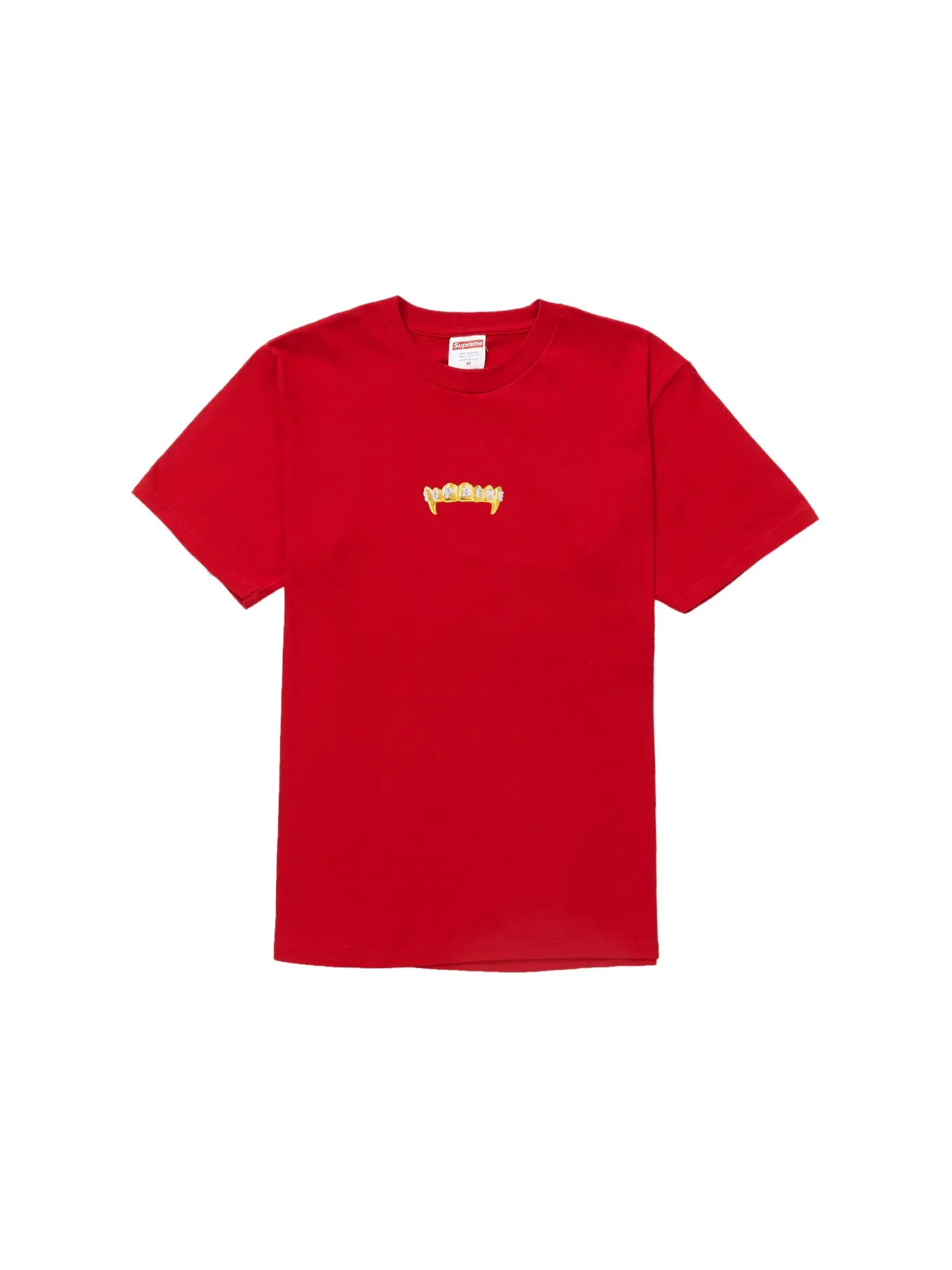 Мужская футболка с принтом Supreme Tee — изображение 1 из 1, красный