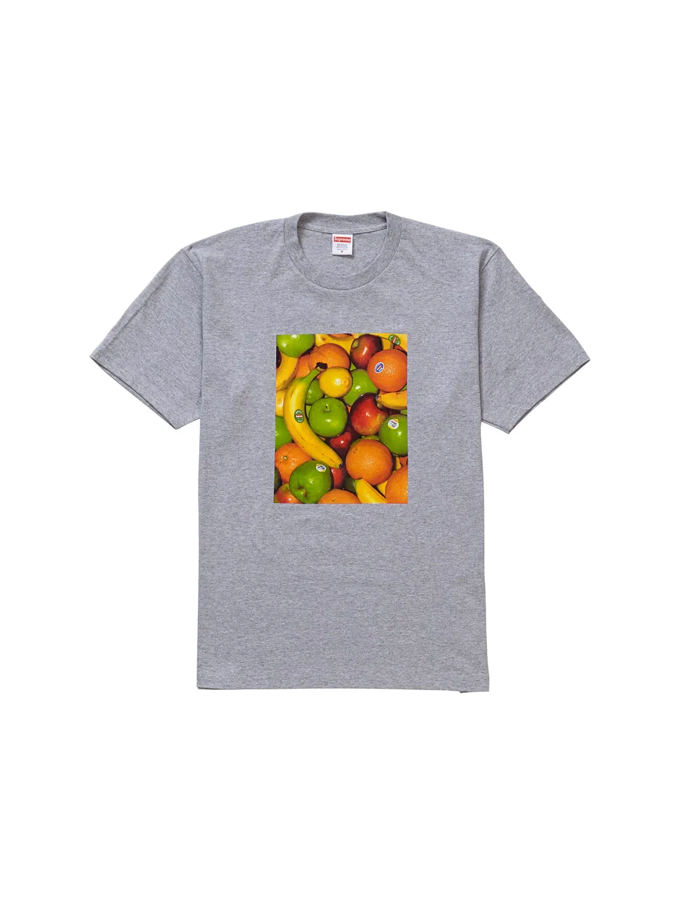 Мужская футболка с принтом Supreme Tee — изображение 1 из 1, серый