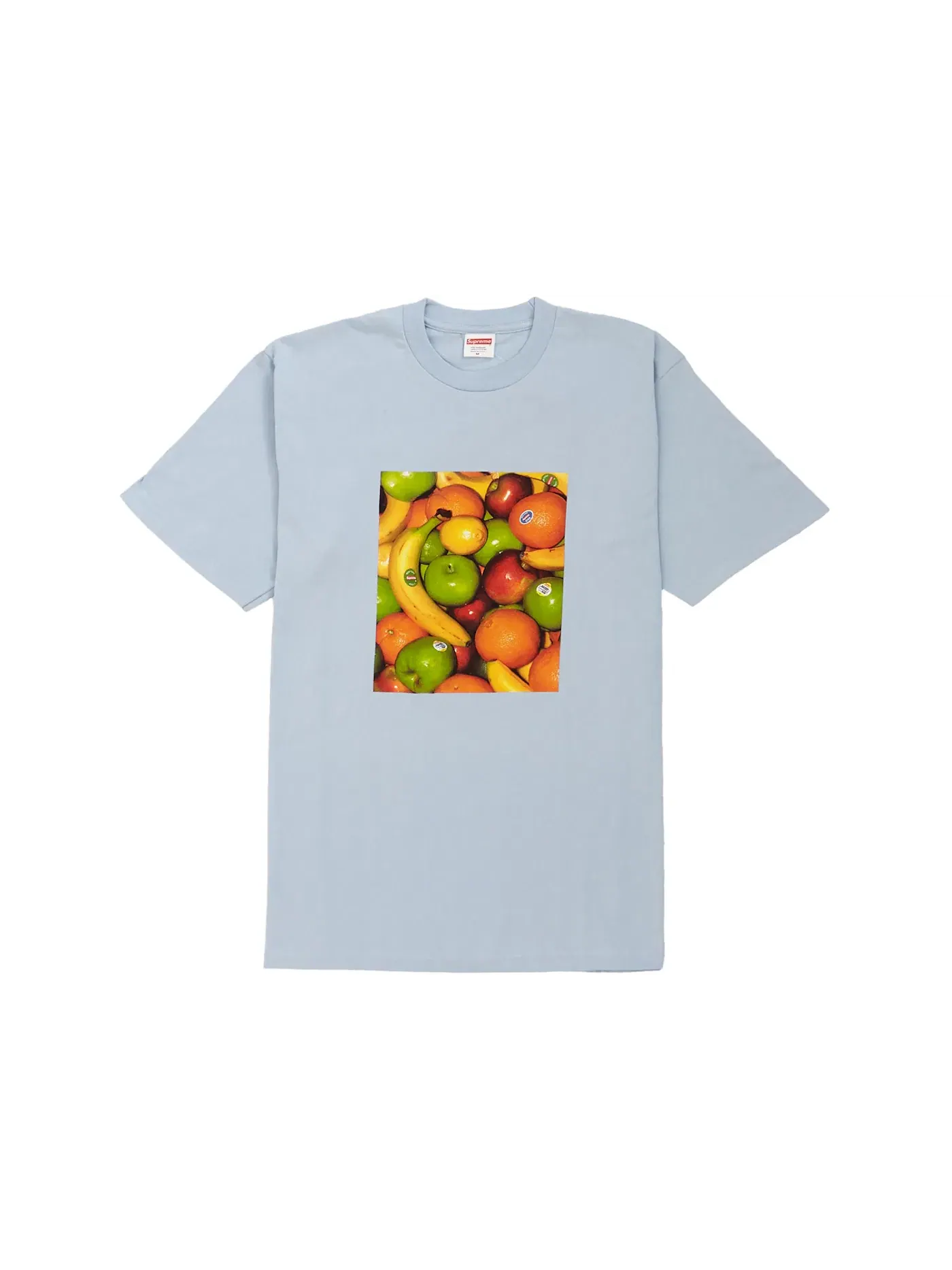 Мужская футболка с принтом Tee Supreme — изображение 1 из 1, светлый синий