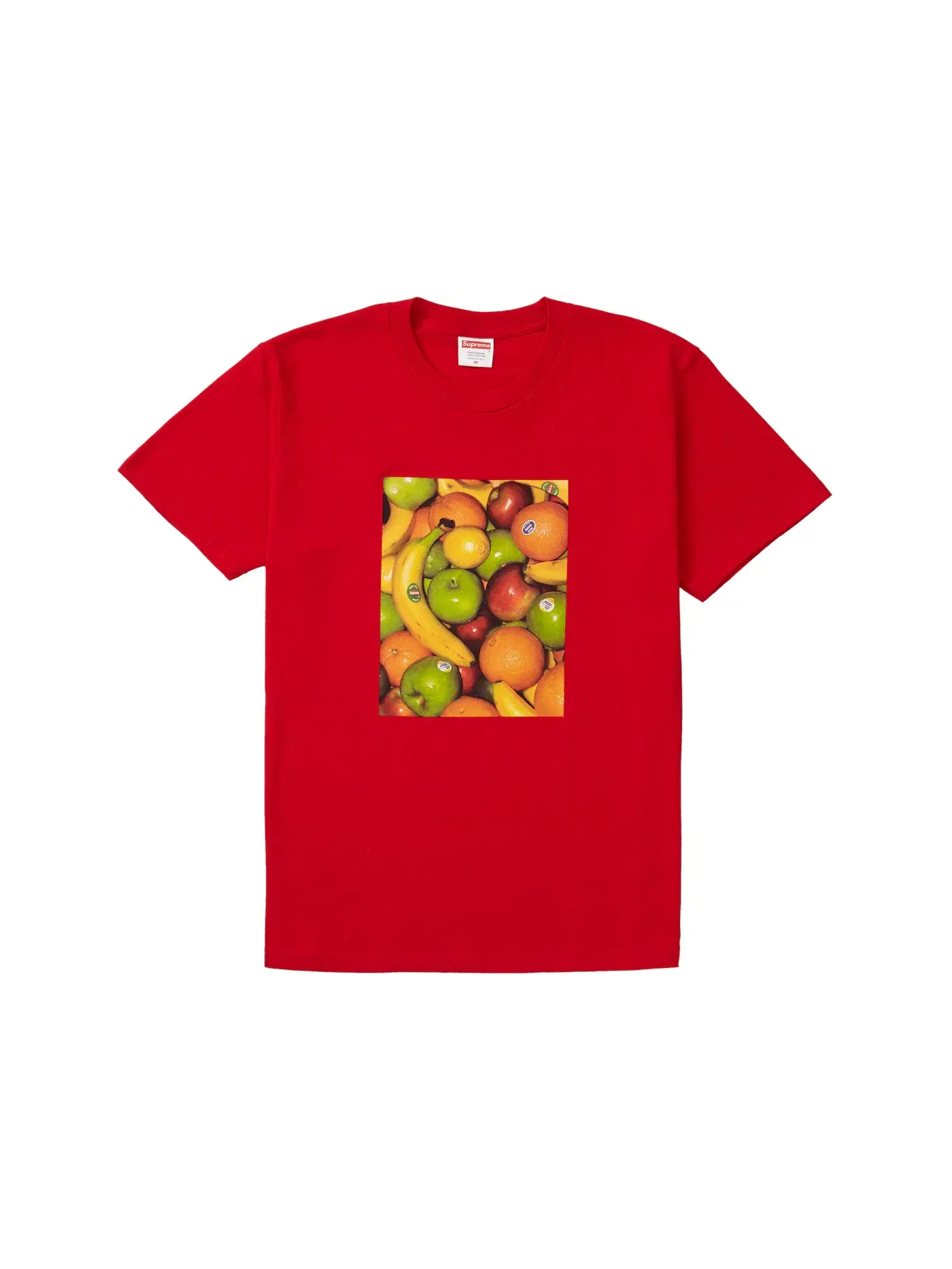 Мужская футболка с принтом Supreme Tee — изображение 1 из 1, красный