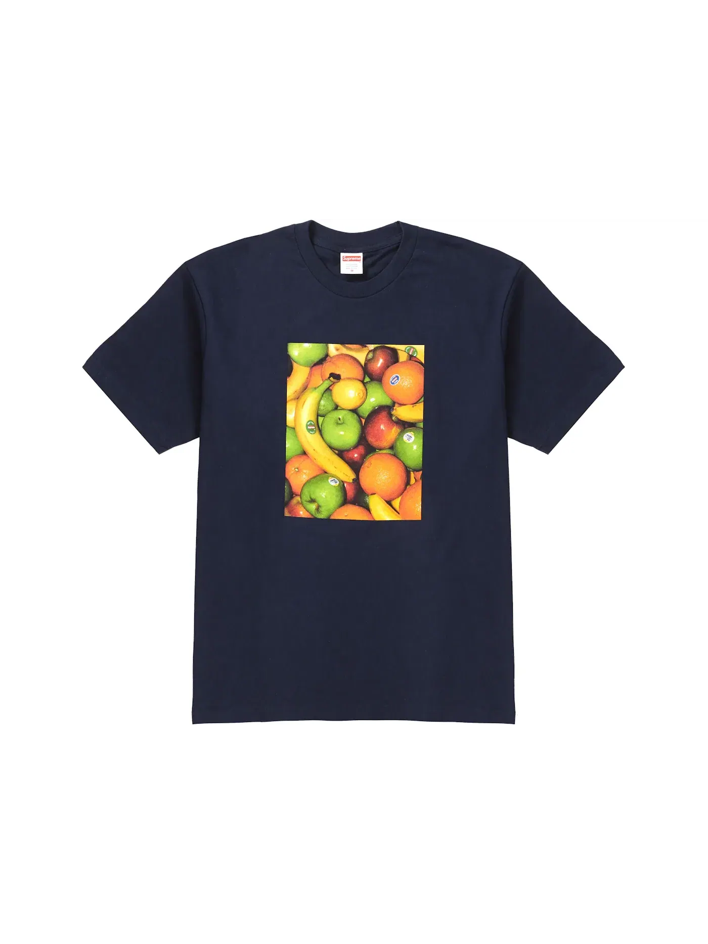 Мужская футболка с принтом Supreme Tee — изображение 1 из 2, темно-синий