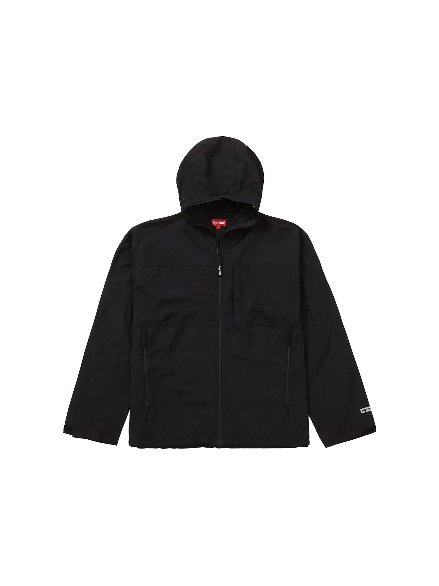 Мужская куртка с принтом Supreme Full Zip Facemask Jacket — изображение 1 из 3, черный