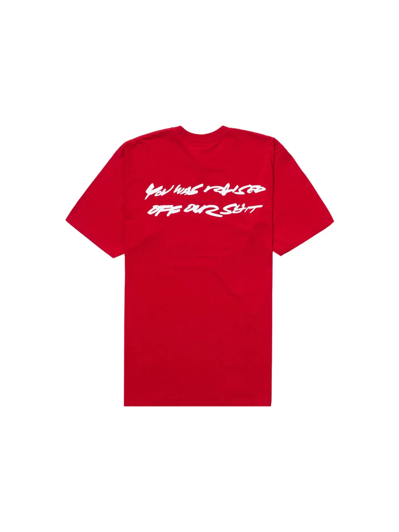 Мужская футболка с принтом Supreme Tee Supreme — изображение 2 из 2, красный
