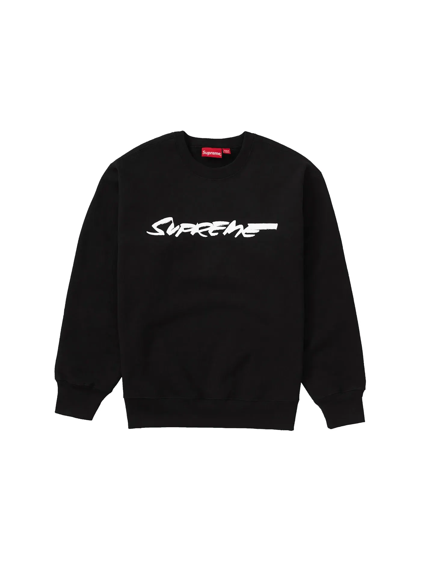 Мужской свитшот с принтом Supreme Futura Logo Supreme — изображение 1 из 1, черный