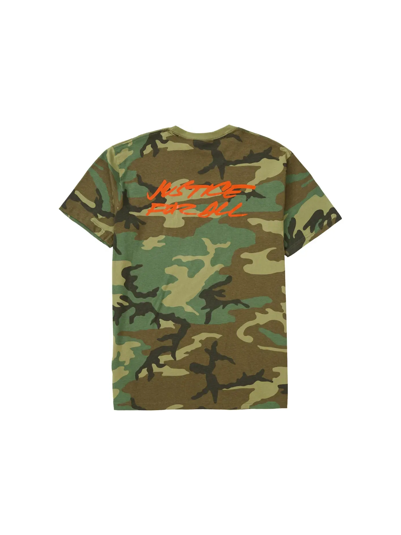 Мужская футболка с принтом Supreme Futura Logo Tee, Woodland Camo — изображение 2 из 2