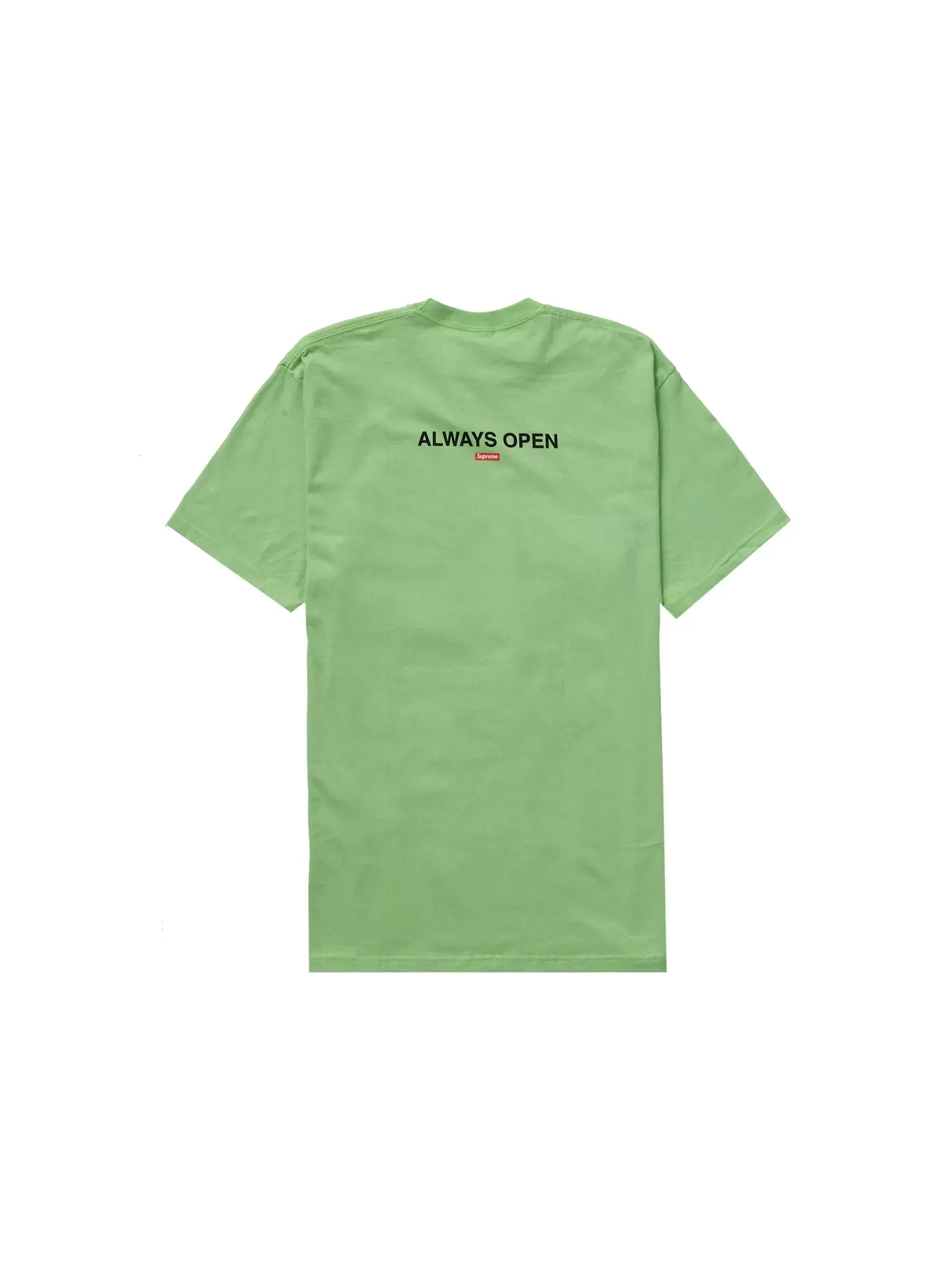 Мужская футболка с принтом Supreme Tee — изображение 2 из 2, лаймовый
