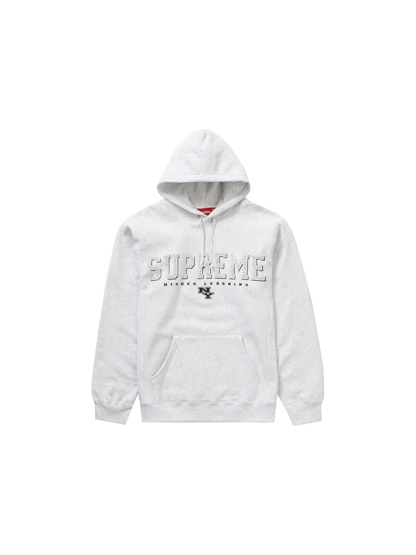 Мужской свитшот с капюшоном Ash Grey Supreme — изображение 1 из 1