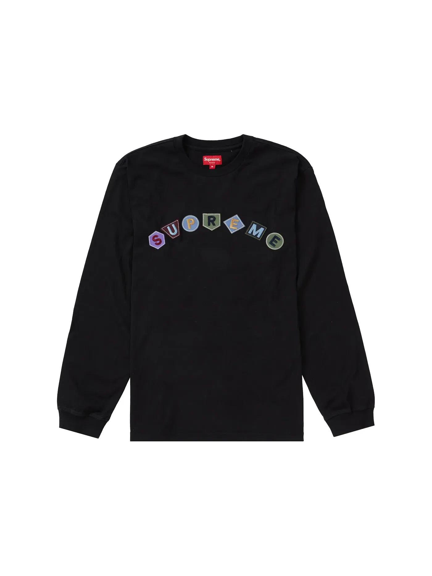 Мужская футболка с длинным рукавом Supreme Geo Arc L/S Top — изображение 1 из 1, черный