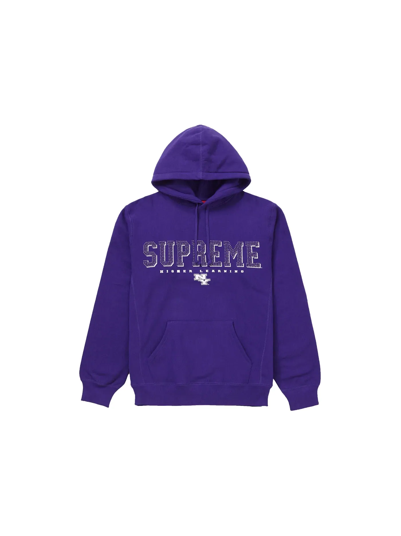 Мужская худи с капюшоном Supreme Hooded Sweatshirt — изображение 1 из 1, фиолетовый