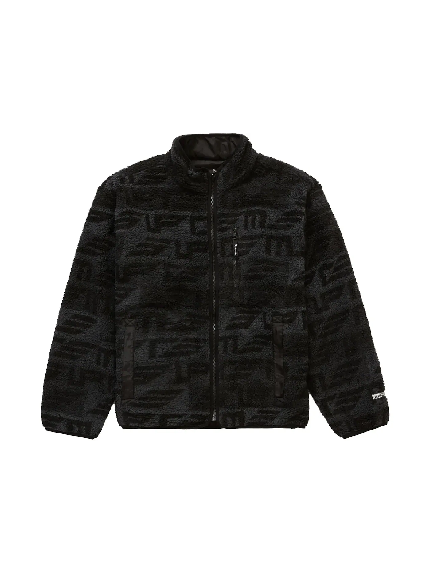 Мужская куртка из флиса с принтом Geo Reversible WINDSTOPPER Supreme — изображение 1 из 3, черный
