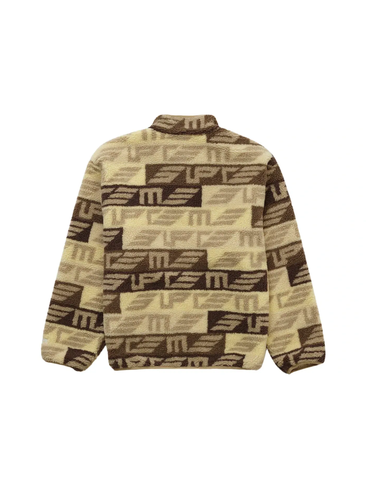 Мужская куртка с принтом Supreme Geo Reversible WINDSTOPPER Fleece Jacket — изображение 2 из 3, бежевый