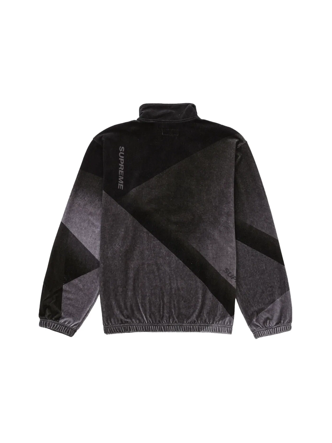 Мужская куртка из велюра Supreme Geo Velour Track Jacket — изображение 2 из 2, черный