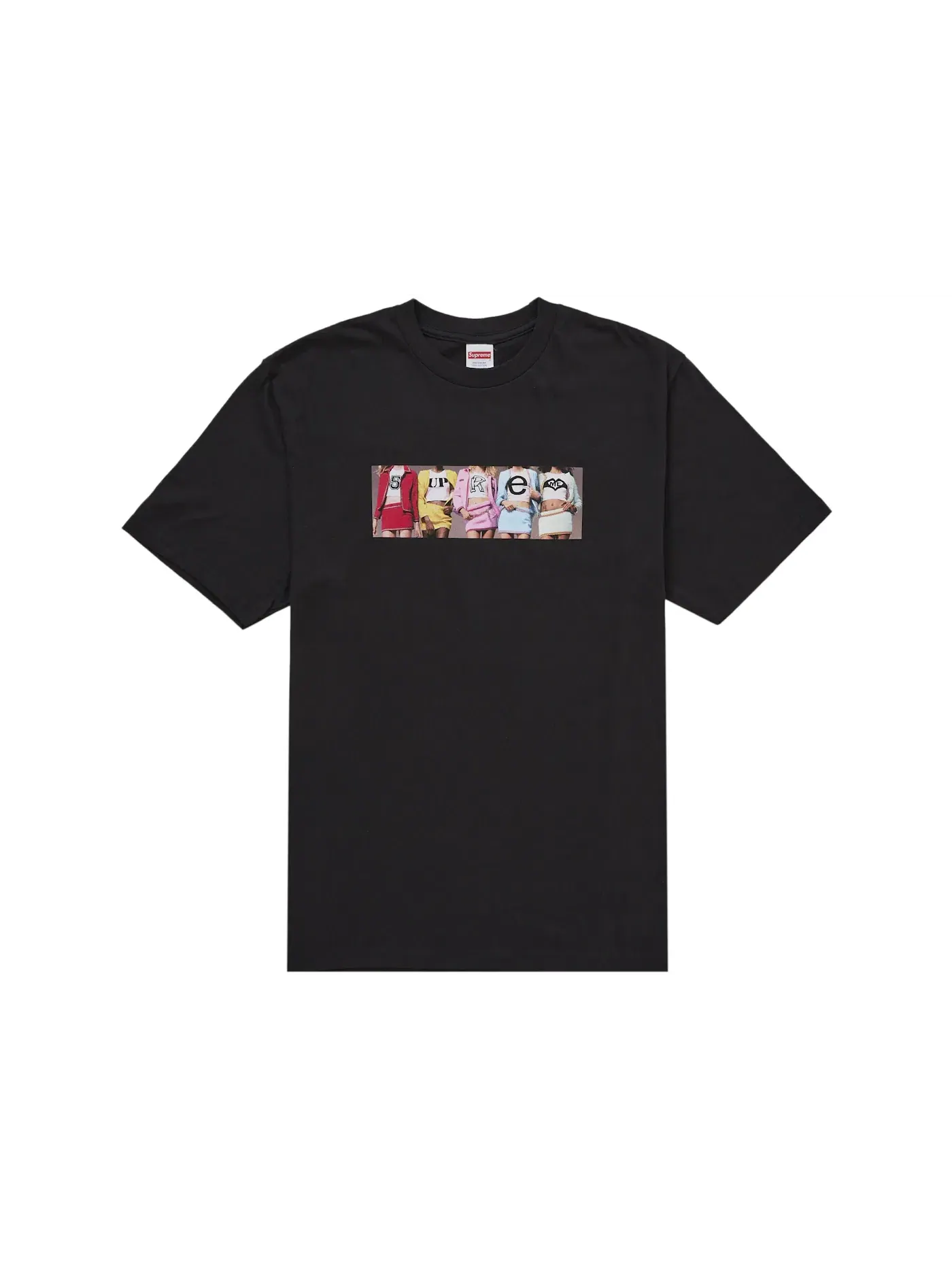 Мужская футболка с принтом Supreme Tee (FW25) — изображение 1 из 1, черный
