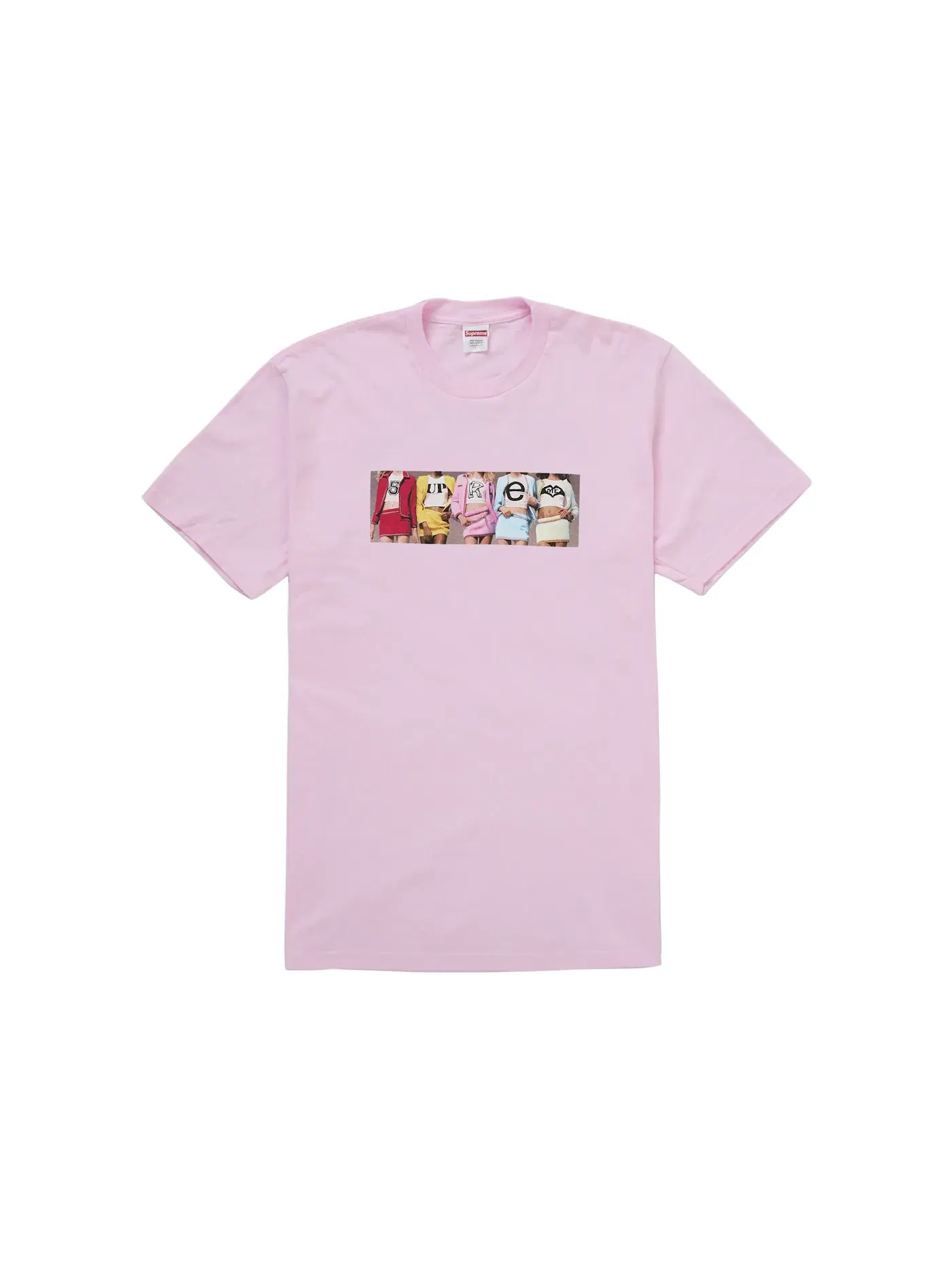Мужская футболка с принтом Supreme Tee (FW25) — изображение 1 из 1, розовый