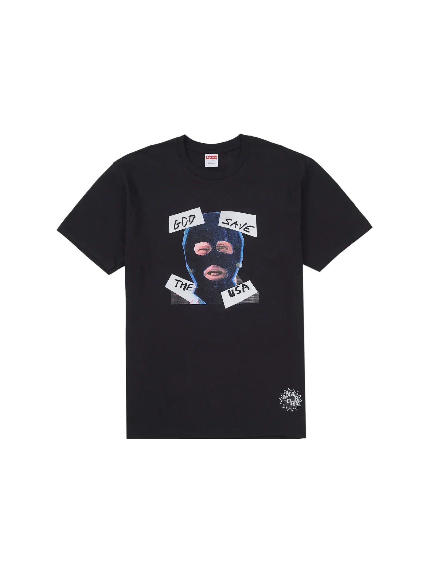Мужская футболка с принтом Supreme Tee — изображение 1 из 2, черный