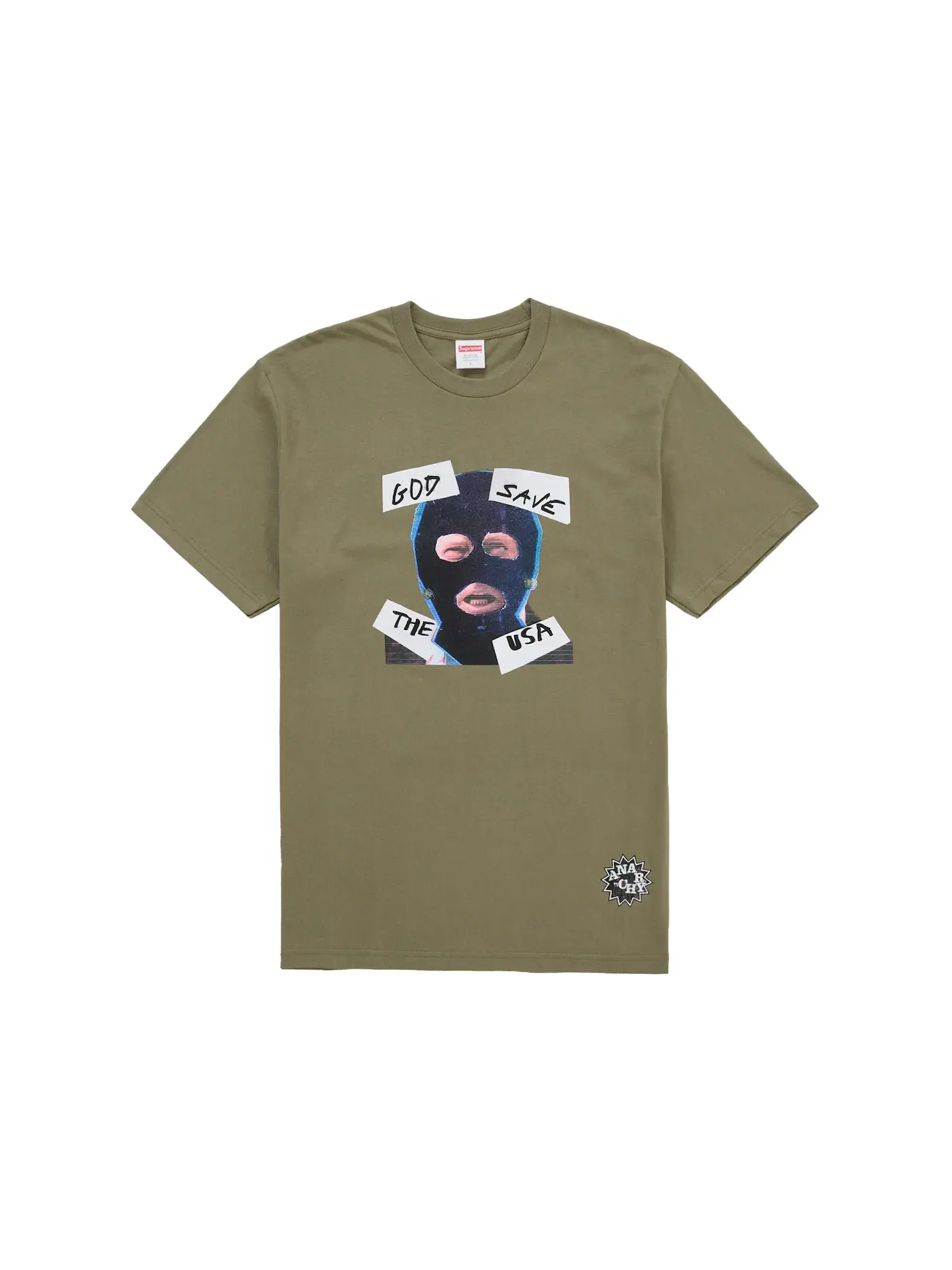 Мужская футболка Supreme Tee — изображение 1 из 2, светлый оливковый