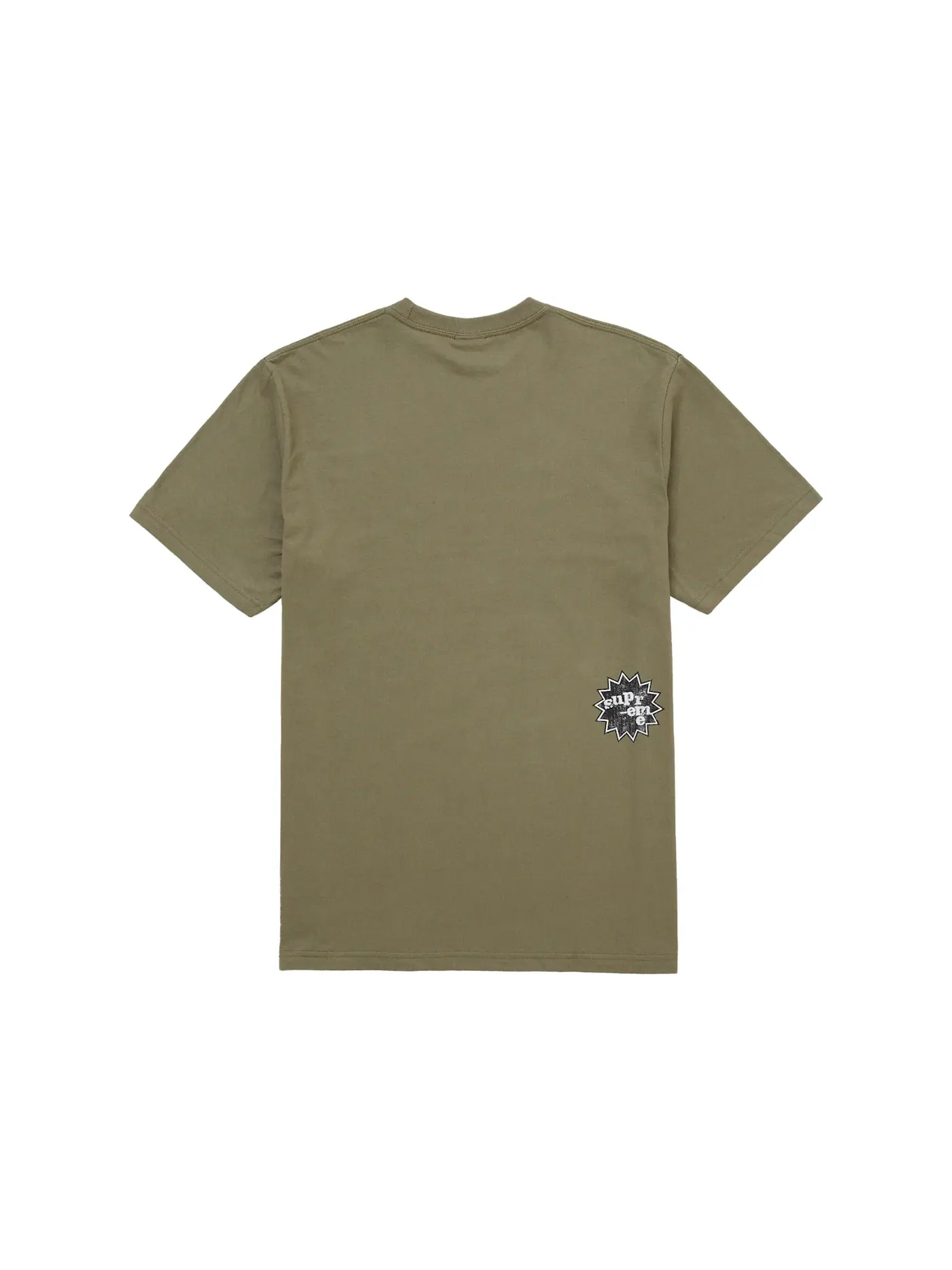 Мужская футболка Supreme Tee — изображение 2 из 2, светлый оливковый
