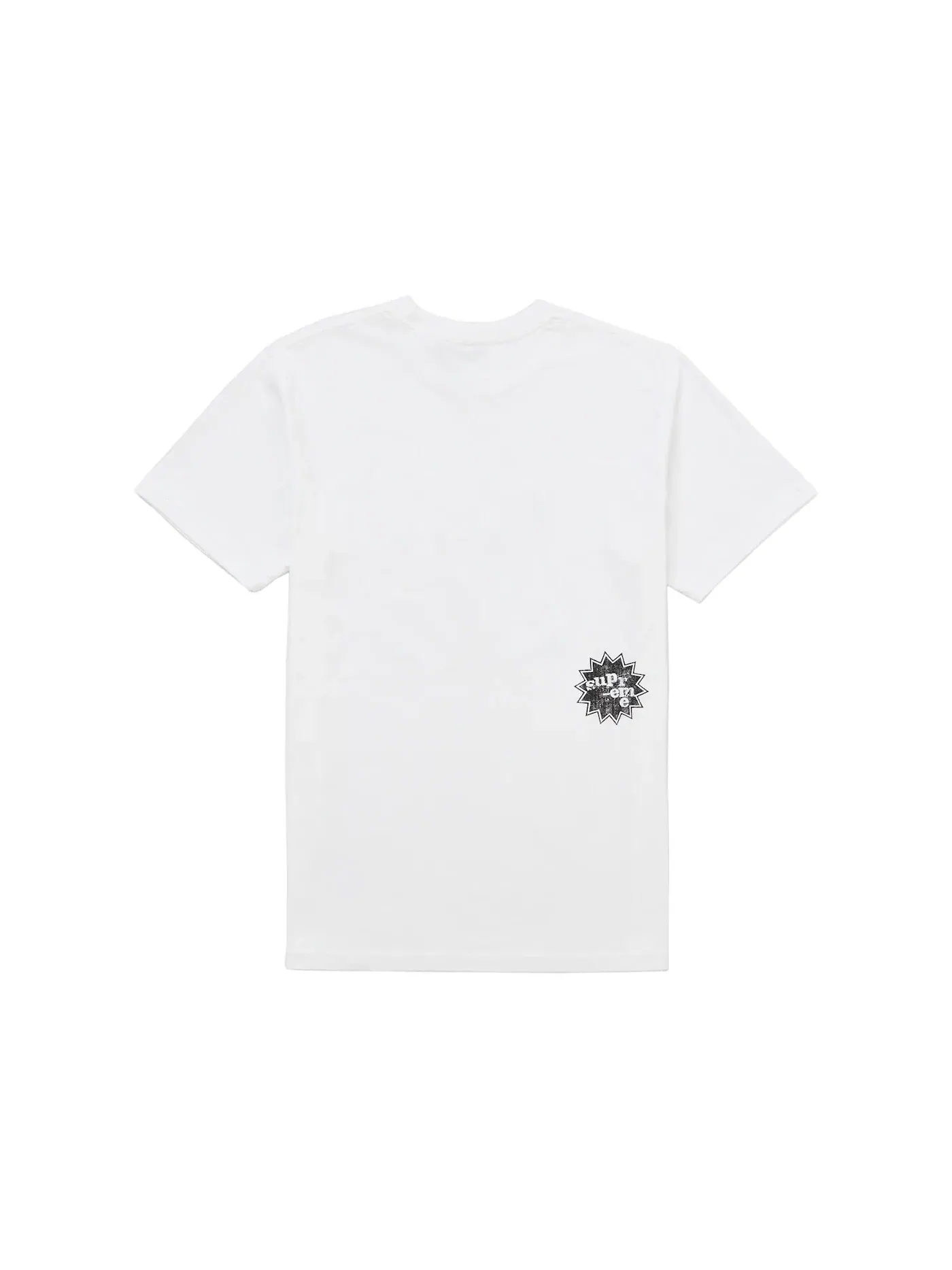 Мужская футболка с принтом God Save Us Tee Supreme — изображение 2 из 2, белый