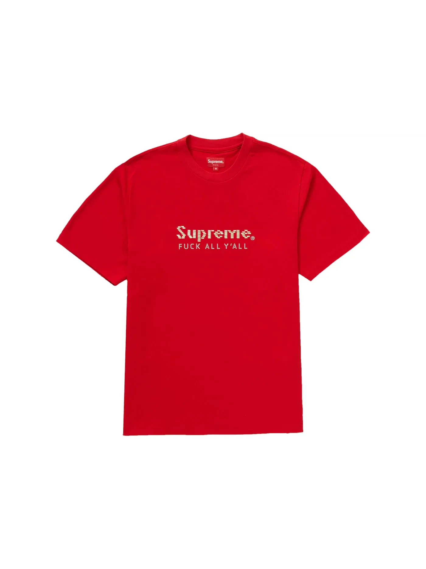 Мужская футболка с принтом Tee Supreme — изображение 1 из 1, красный