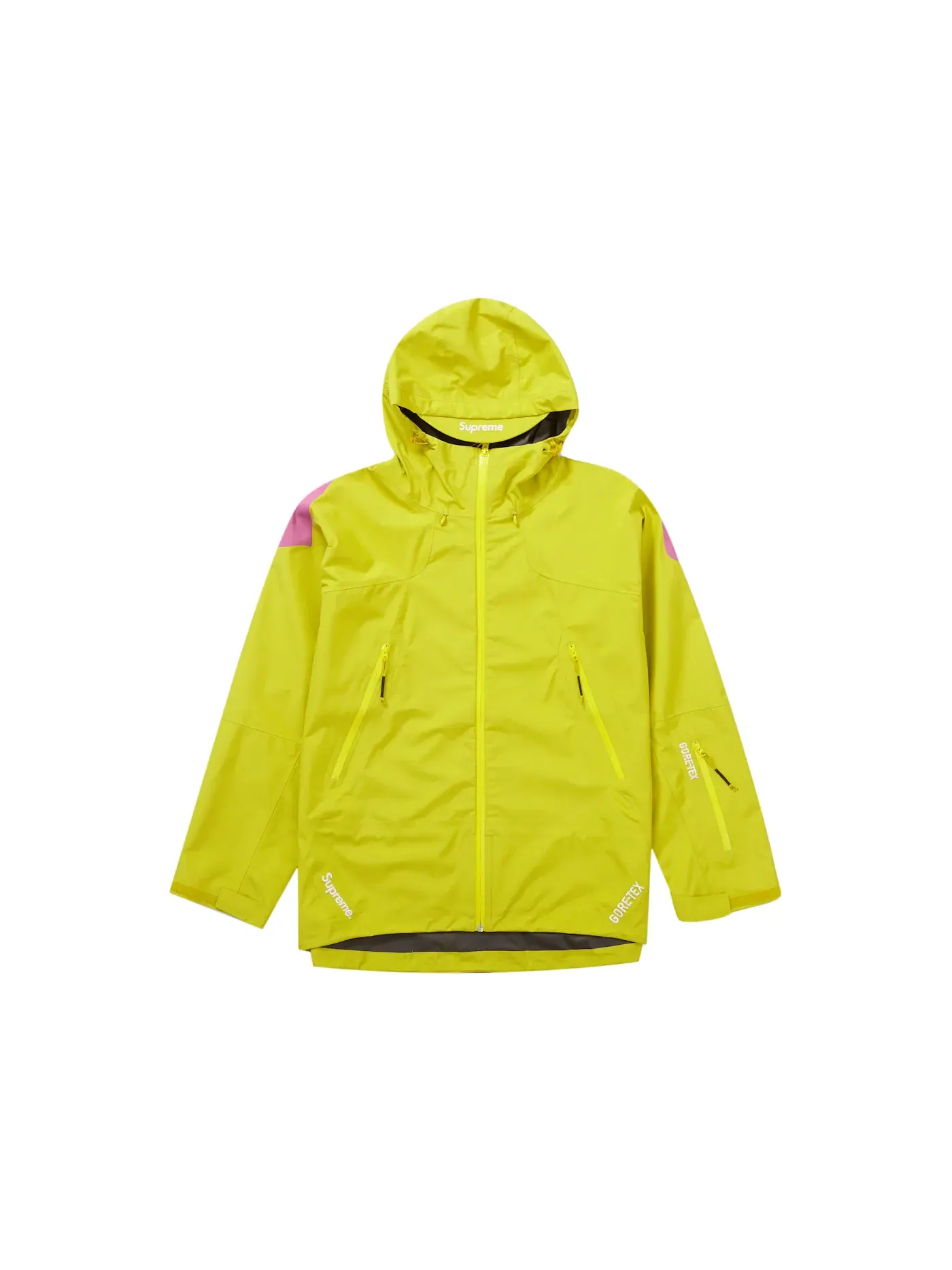 Мужская куртка-бомбер с принтом Gonz GORE-TEX Supreme — изображение 1 из 2, желтый