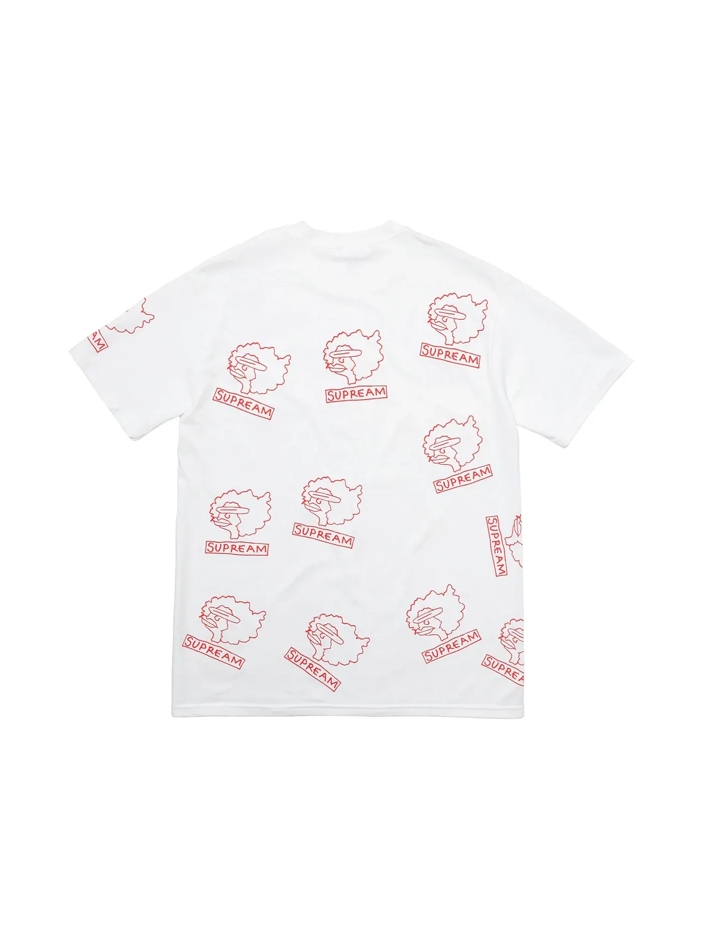 Мужская футболка с принтом Gonz Heads Supreme — изображение 2 из 2, белый