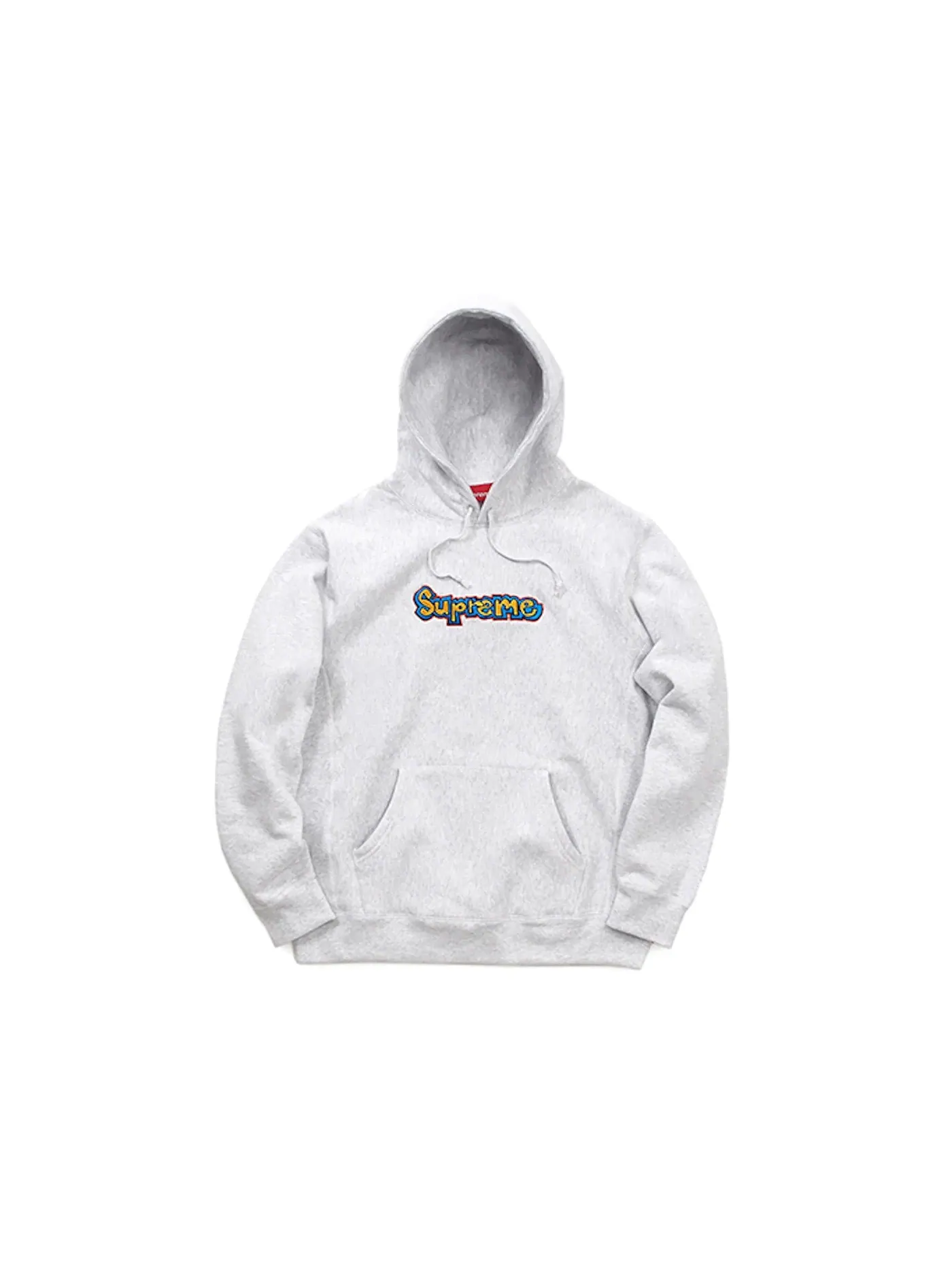 Мужская худи с принтом Supreme Sweatshirt — изображение 1 из 1, серый