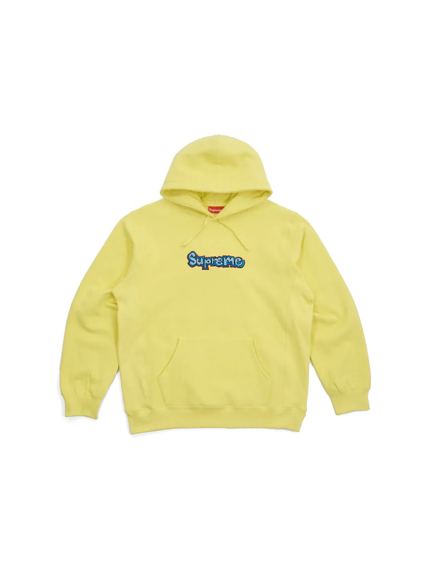 Мужская худи с принтом Gonz Logo Supreme — изображение 1 из 1, желтый