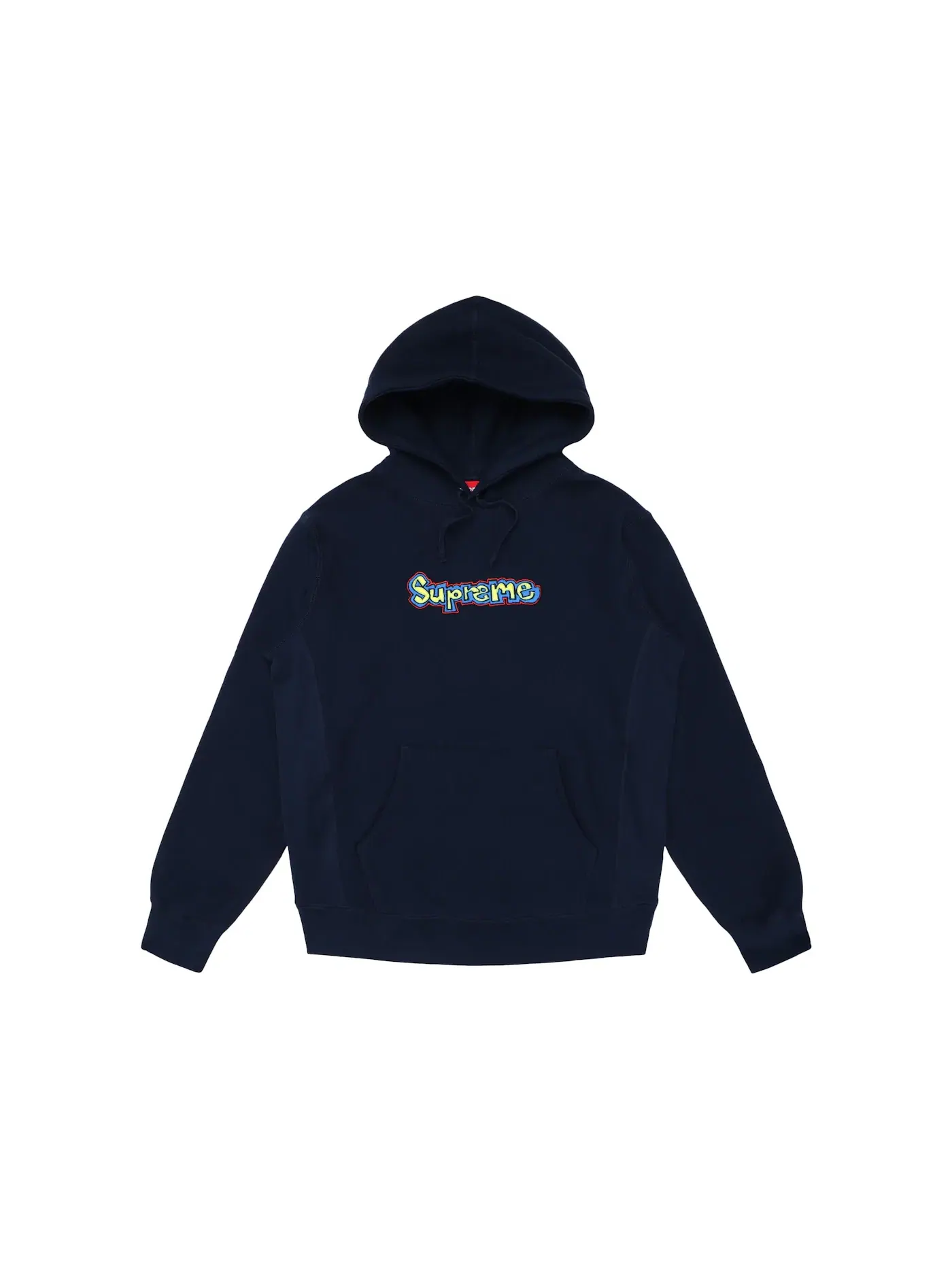 Мужской худи с принтом Gonz Logo Supreme — изображение 1 из 1, темно-синий
