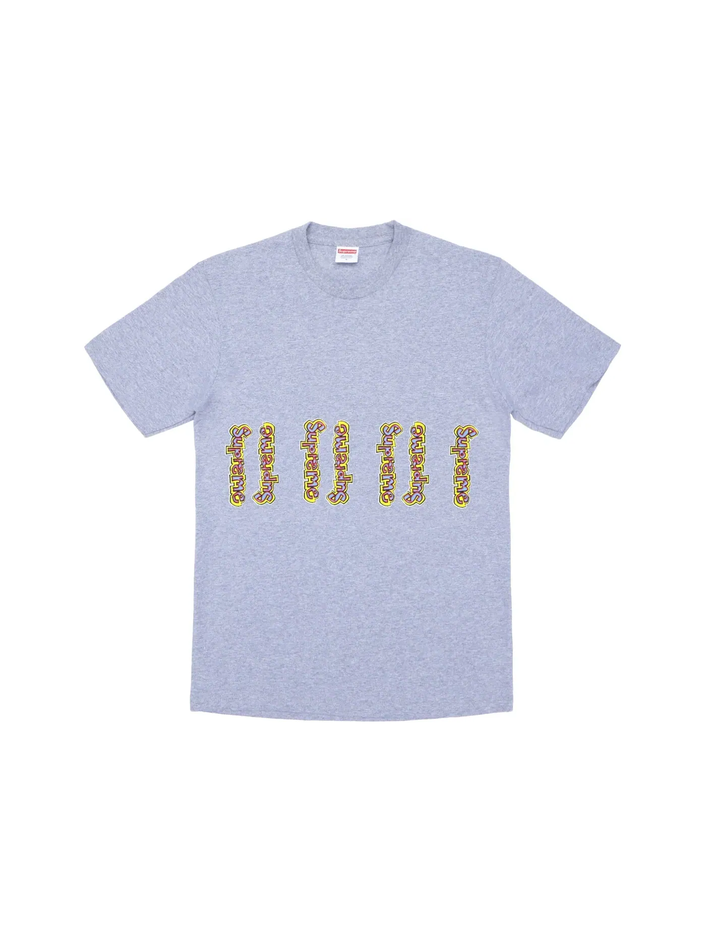 Мужская футболка с принтом Gonz Logo Supreme — изображение 1 из 1, серый