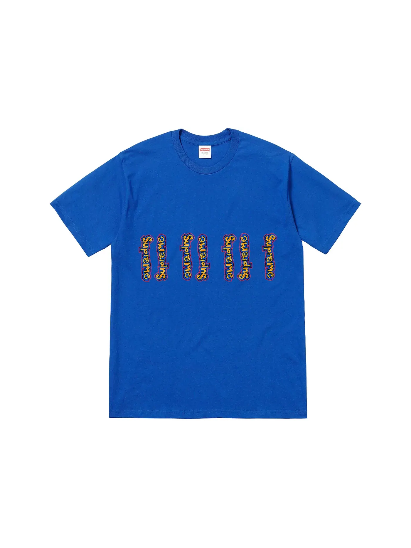 Мужская футболка с принтом Supreme Gonz Logo Tee — изображение 1 из 1, королевский